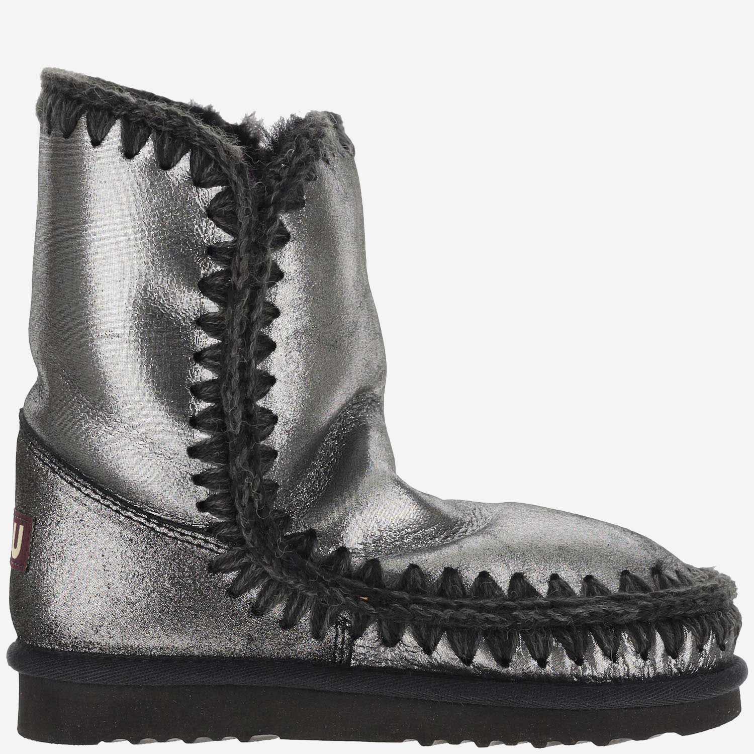 Shop Mou Eskimo Boots 24 In Grey