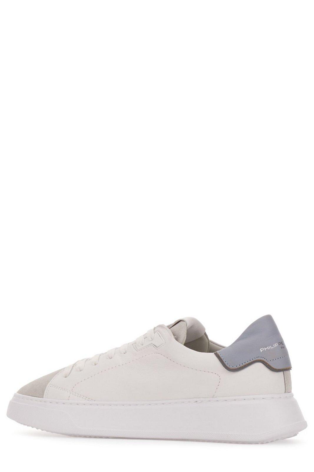 Philippe Model Temple Lace-up Sneakers In White