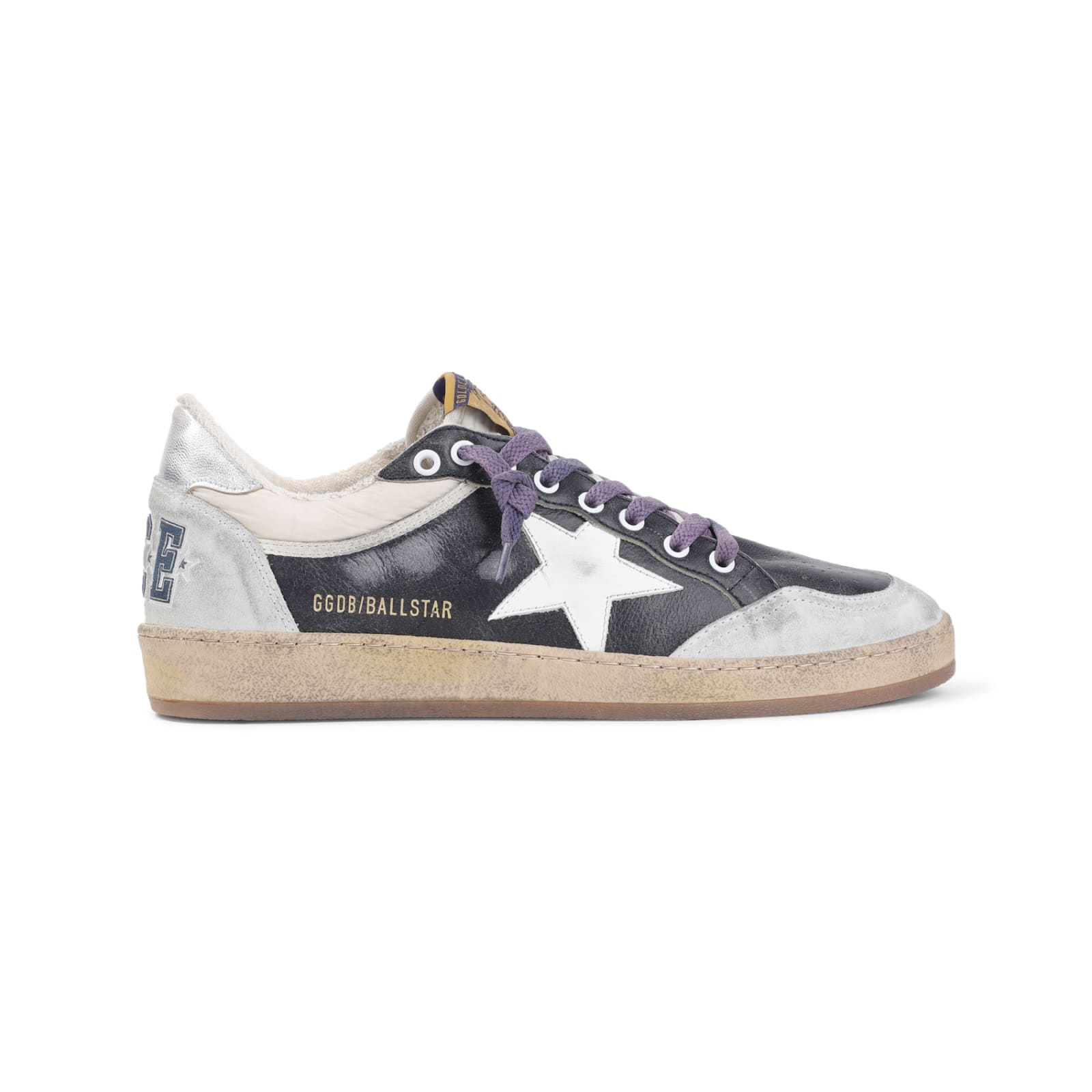 Shop Golden Goose Ball Star Sneakers In Eclipse Beige/white/ice/silver