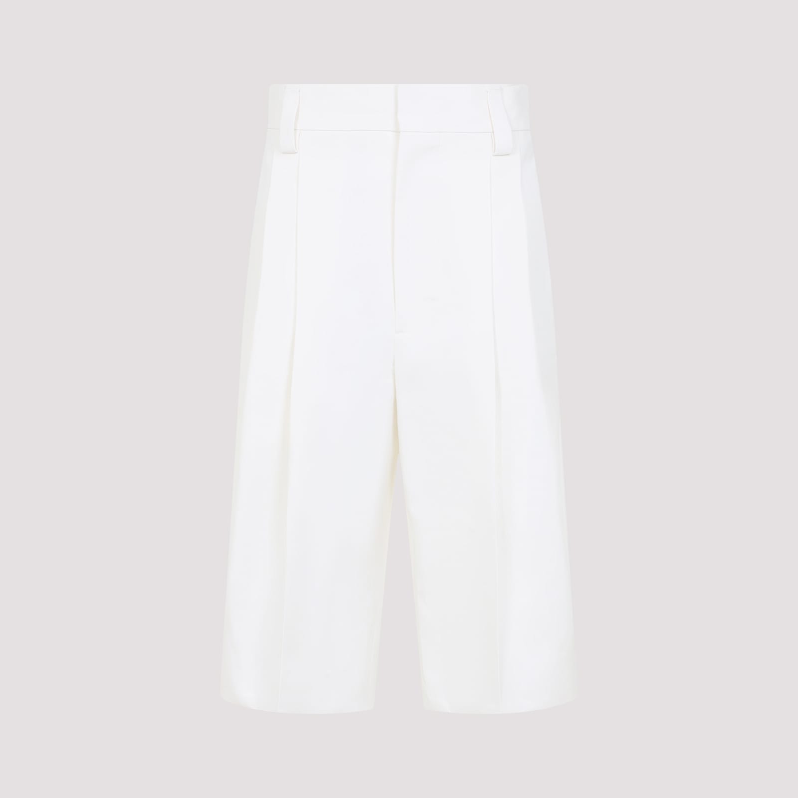 Shop Carven Cotton Bermuda Shorts In Orchid