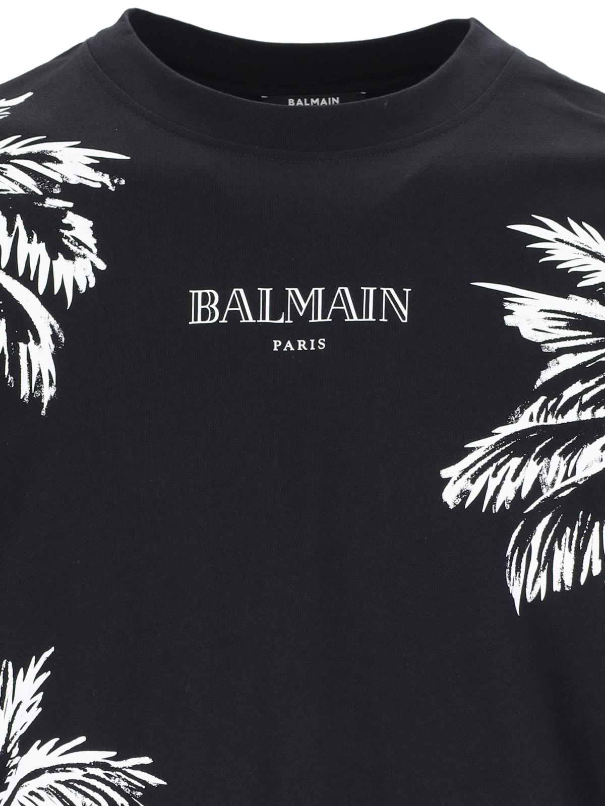 Shop Balmain Vintage Logo T-shirt In Black