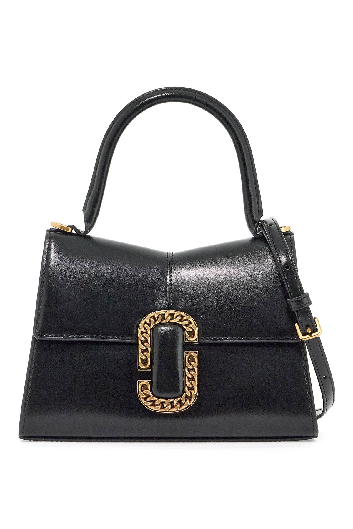 Shop Marc Jacobs The St. Marc Top Handle Handbag In Black (black)