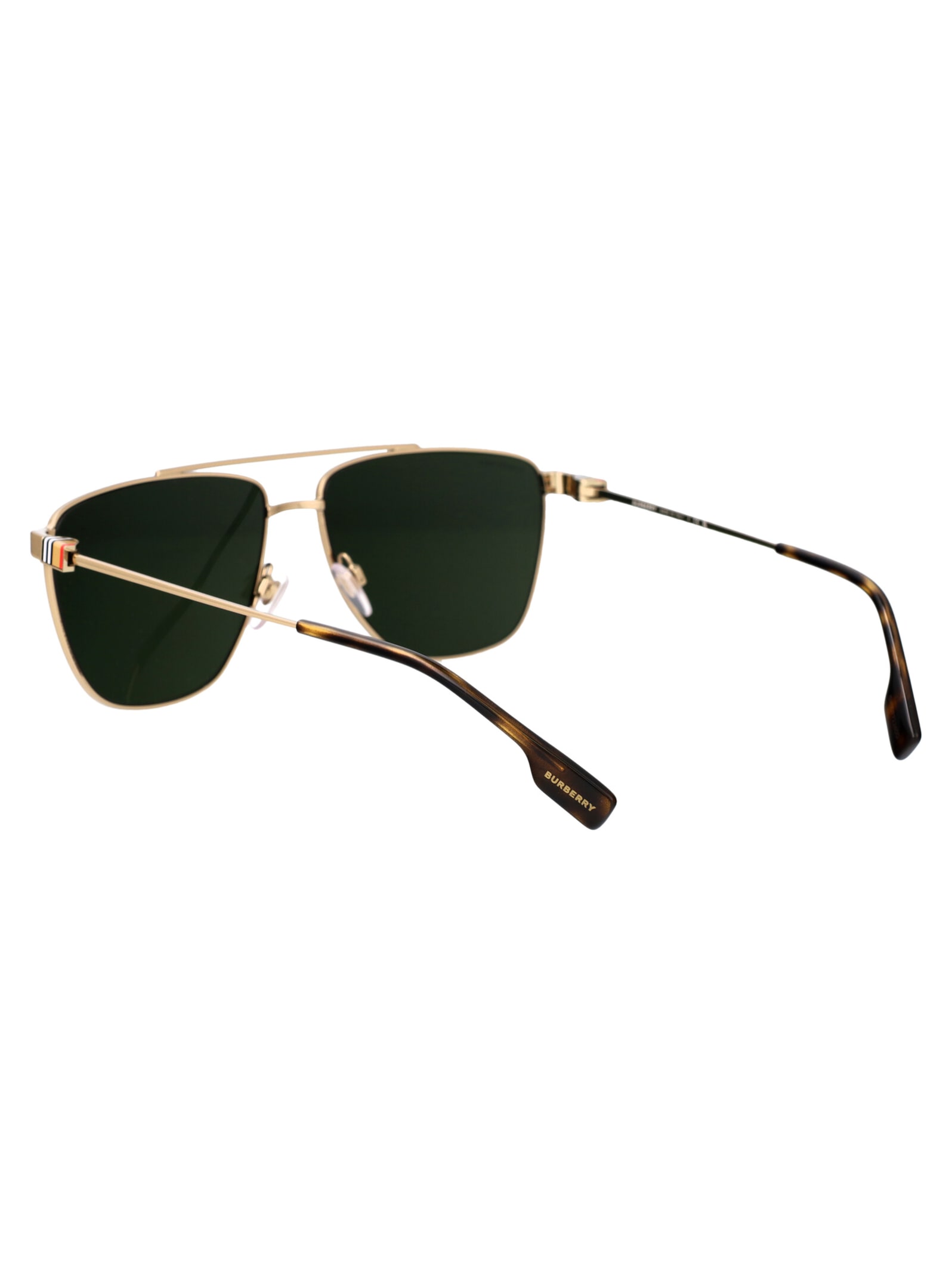 Shop Burberry Eyewear Blaine Sunglasses In 110971 Light Gold