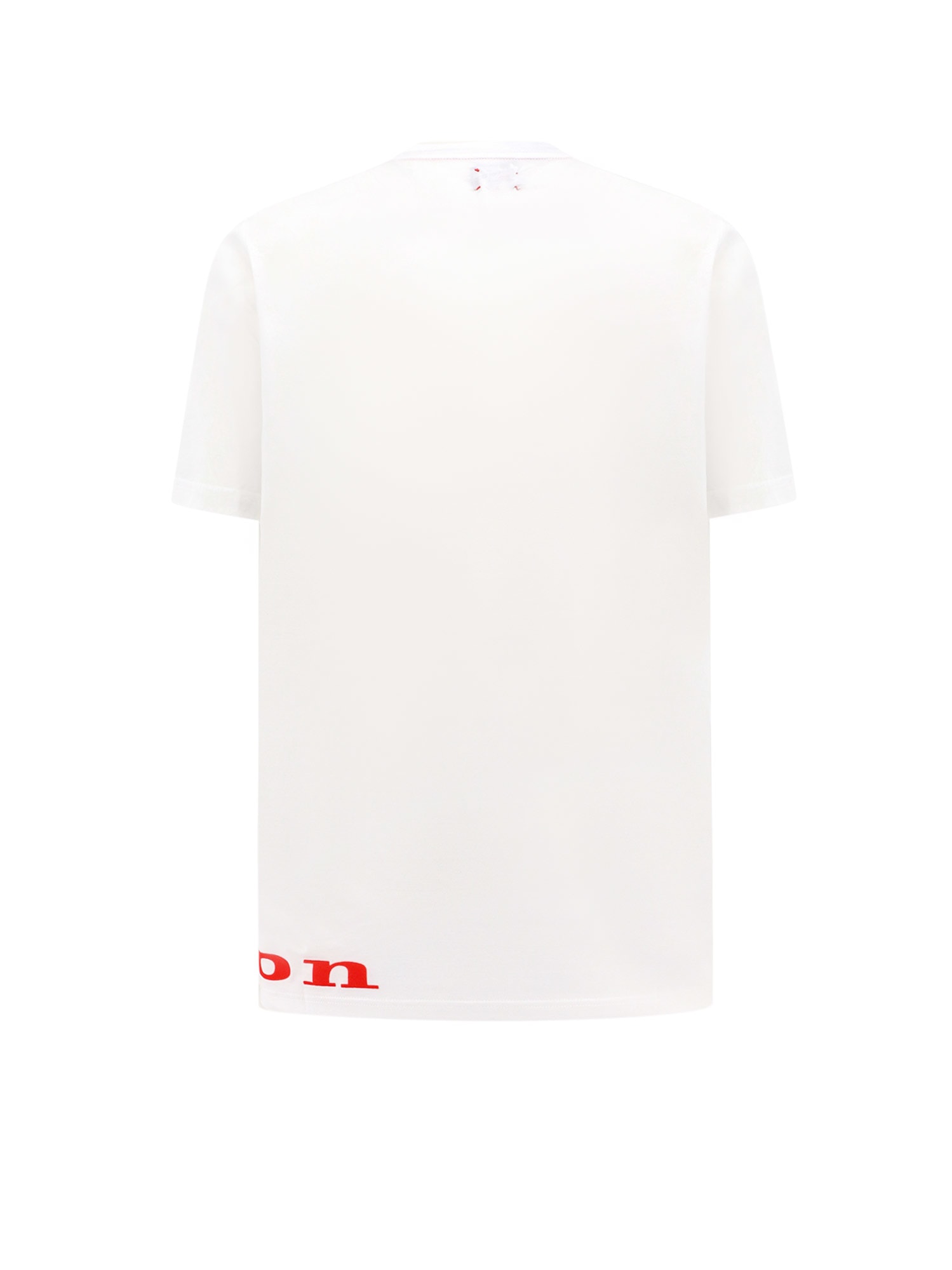 Shop Kiton T-shirt In White