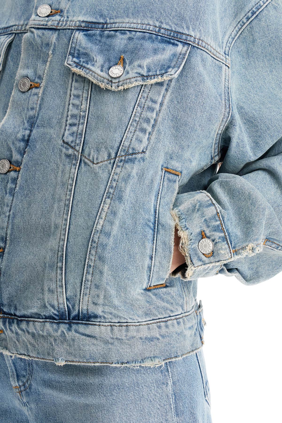 Shop Agolde Denim Dalton Balloon Jacket With