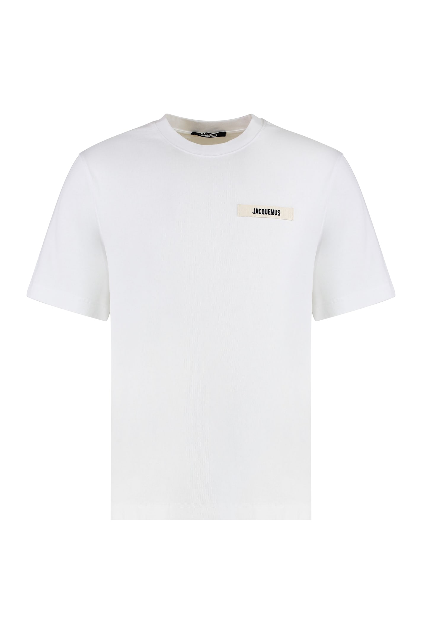 Gros Grain Cotton Crew-neck T-shirt