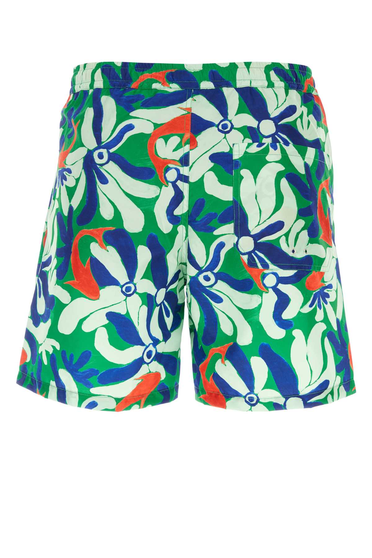 MARNI PRINTED POLYESTER SWIMMING SHORTS