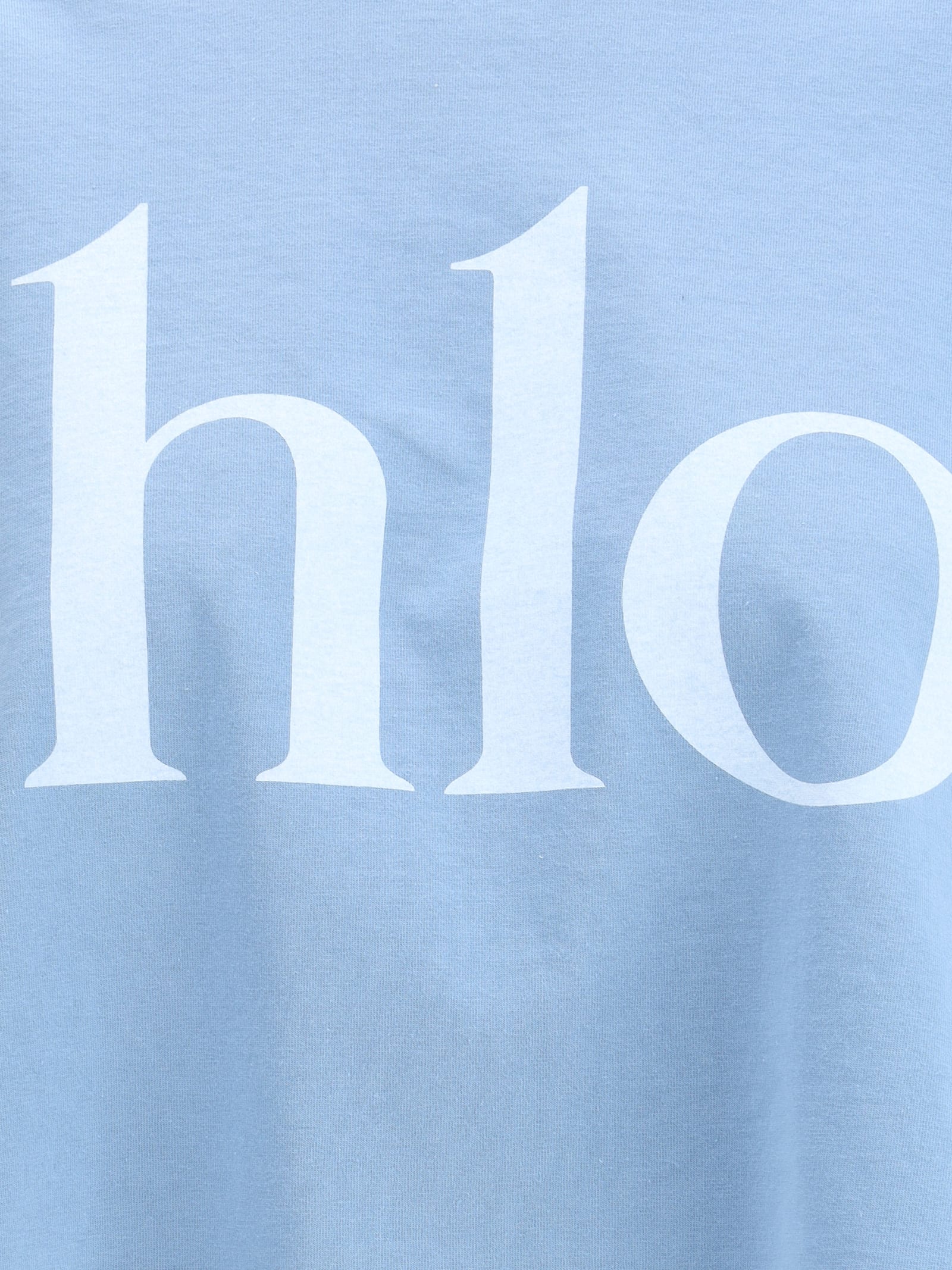Chloé Women Logo Cotton Cropped T-shirt In Gold