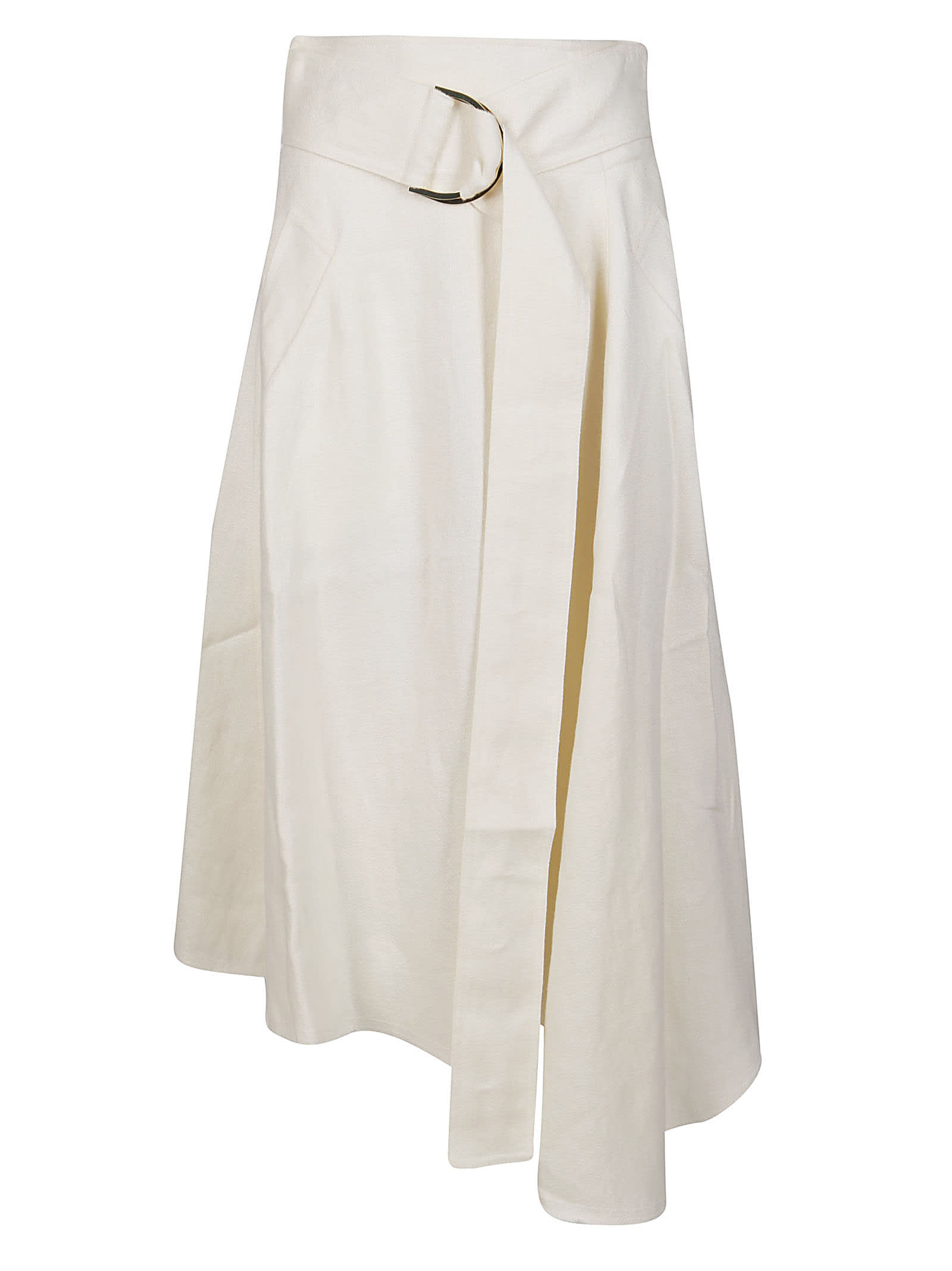 J.W. Anderson Ivory Linen Skirt