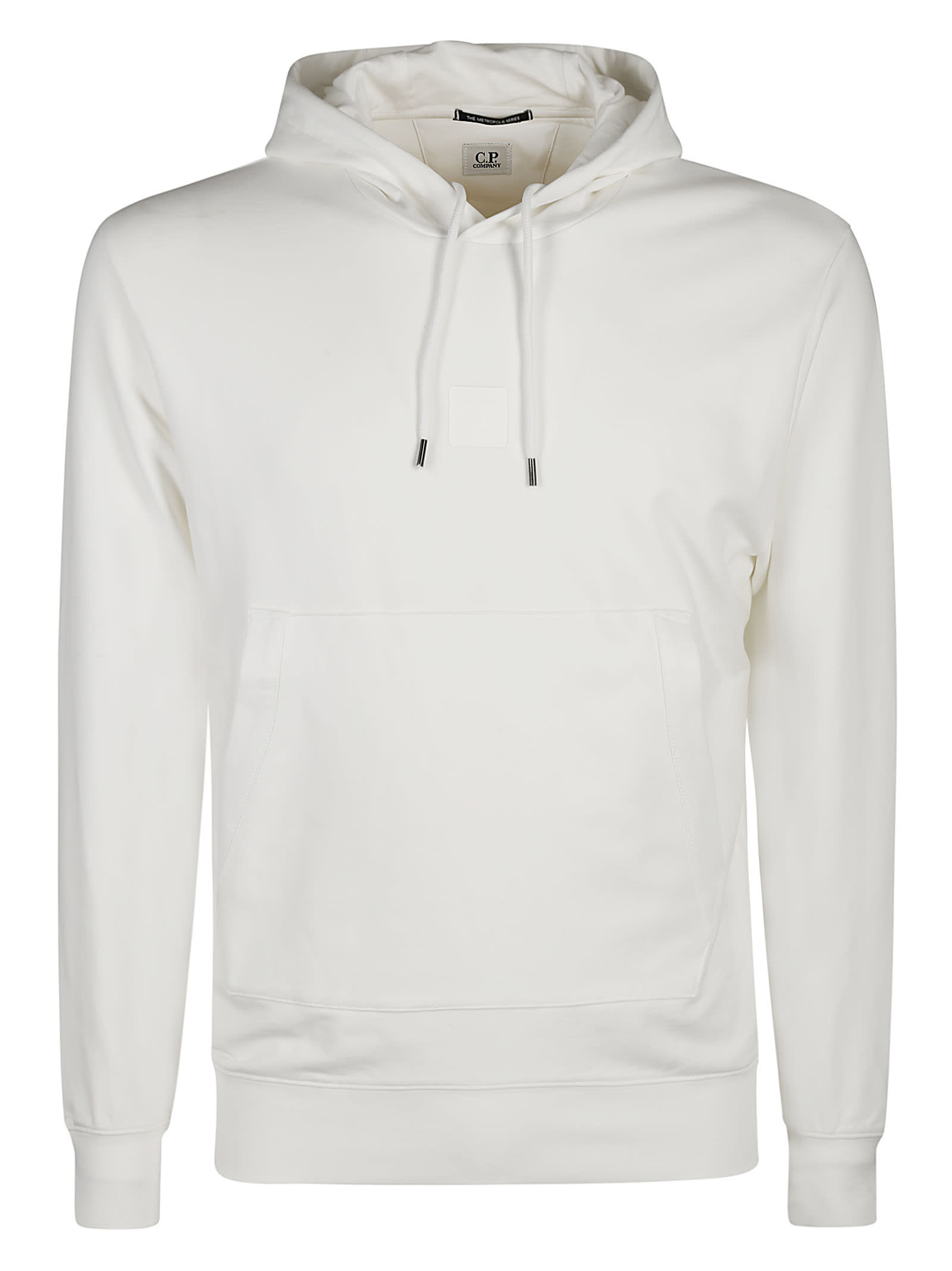 C.p. Company Sweat Hooded In White