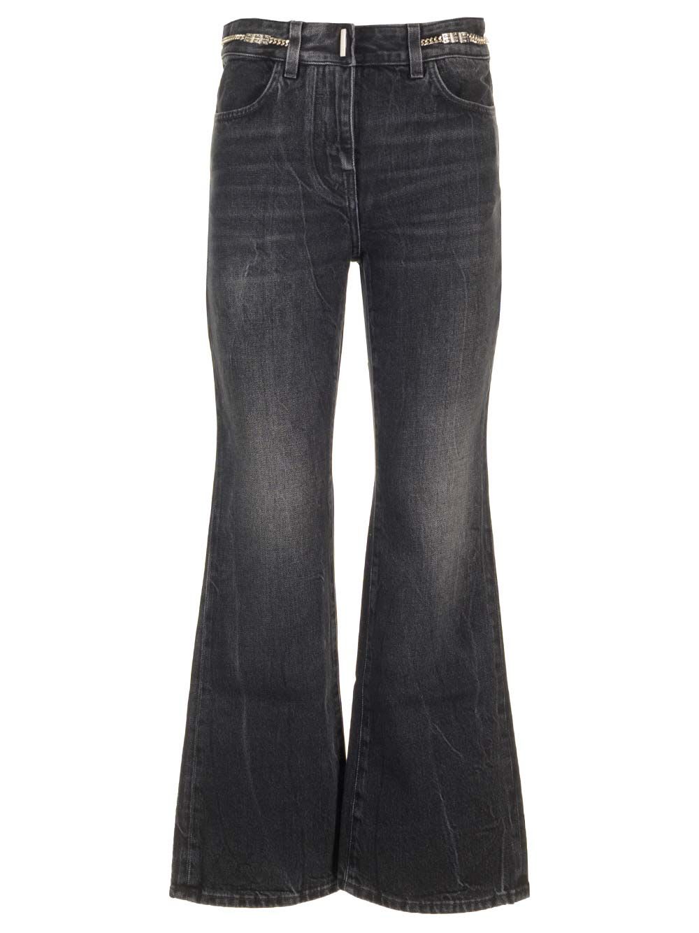 Boot Cut Cropped Jeans