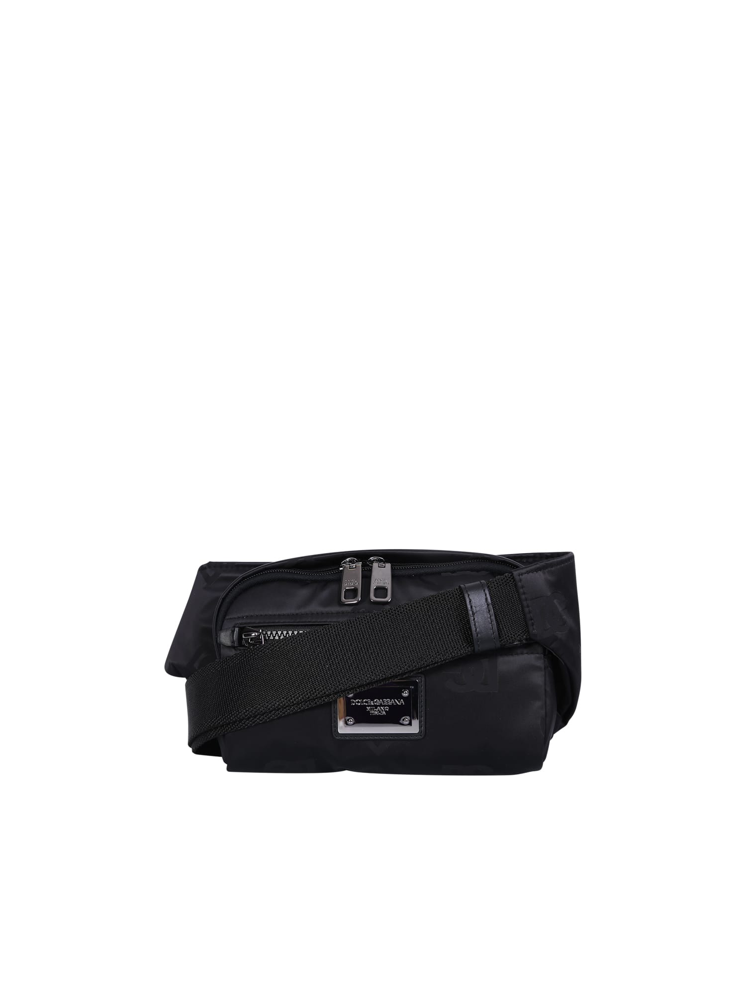 Dolce & Gabbana Logo Plaque Pouch Bag
