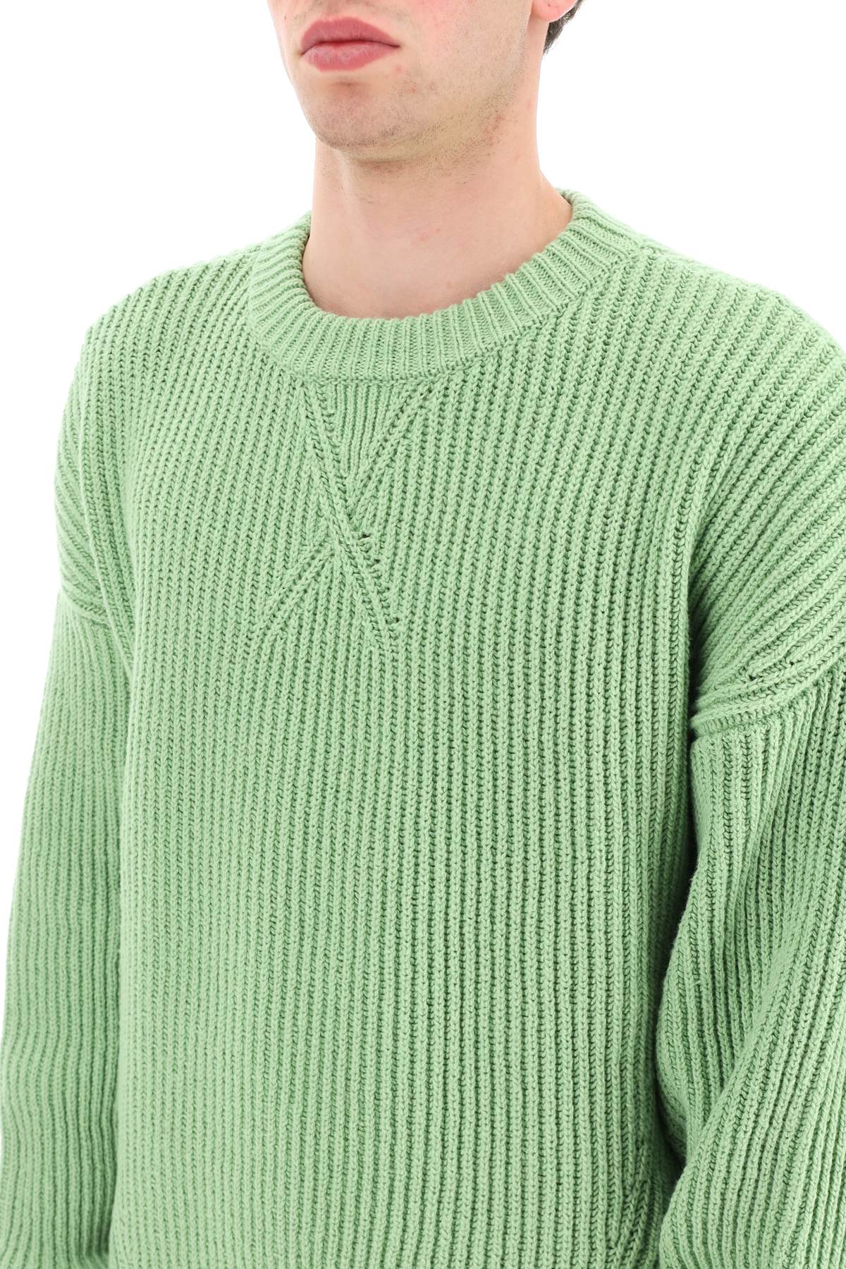【送料&関税込】Jil Sander Mint Green Cotton And Wool Sweate Jil Sander Mint Green Cotton And Wool Sweater In 328 | ModeSens