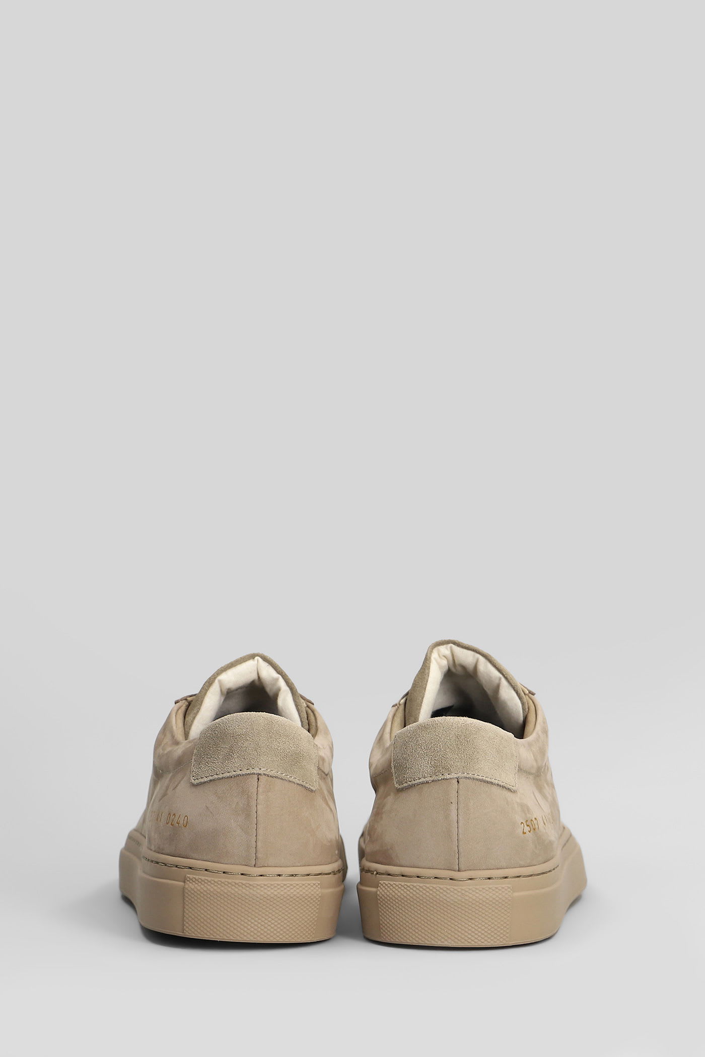Common Projects Achilles Sneakers In Taupe Suede In Brown