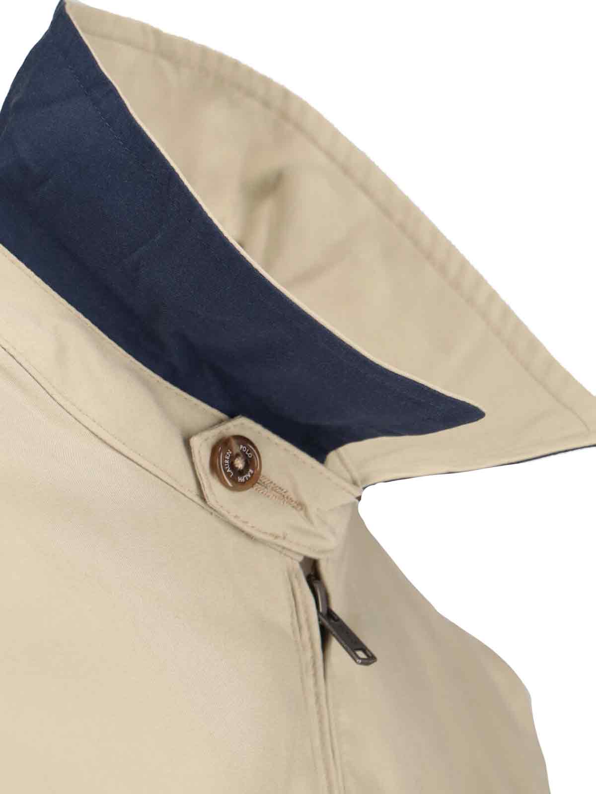 Shop Polo Ralph Lauren - Bomber Jacket In Beige