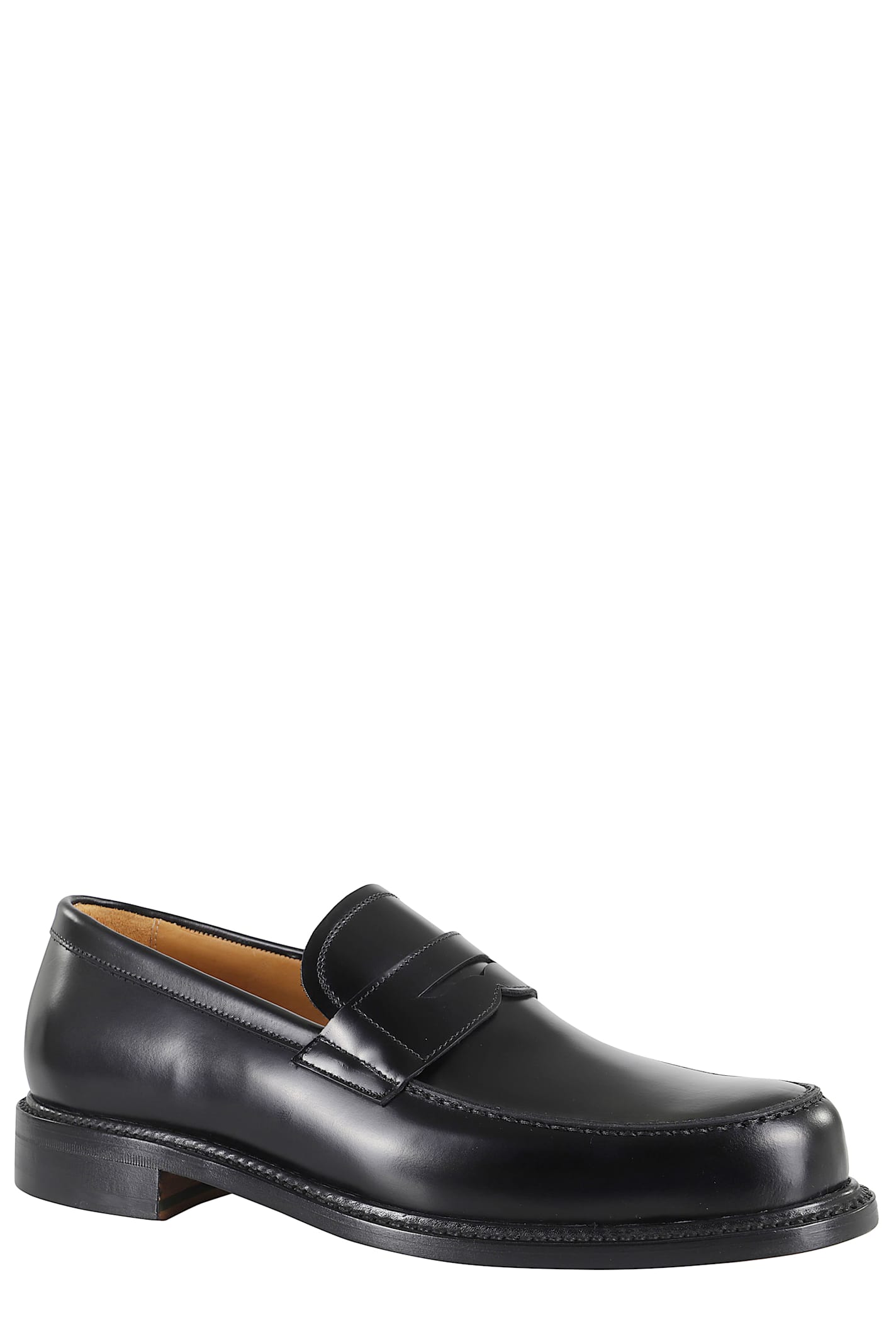 John Spencer Classic Brushed Leather Moccasin