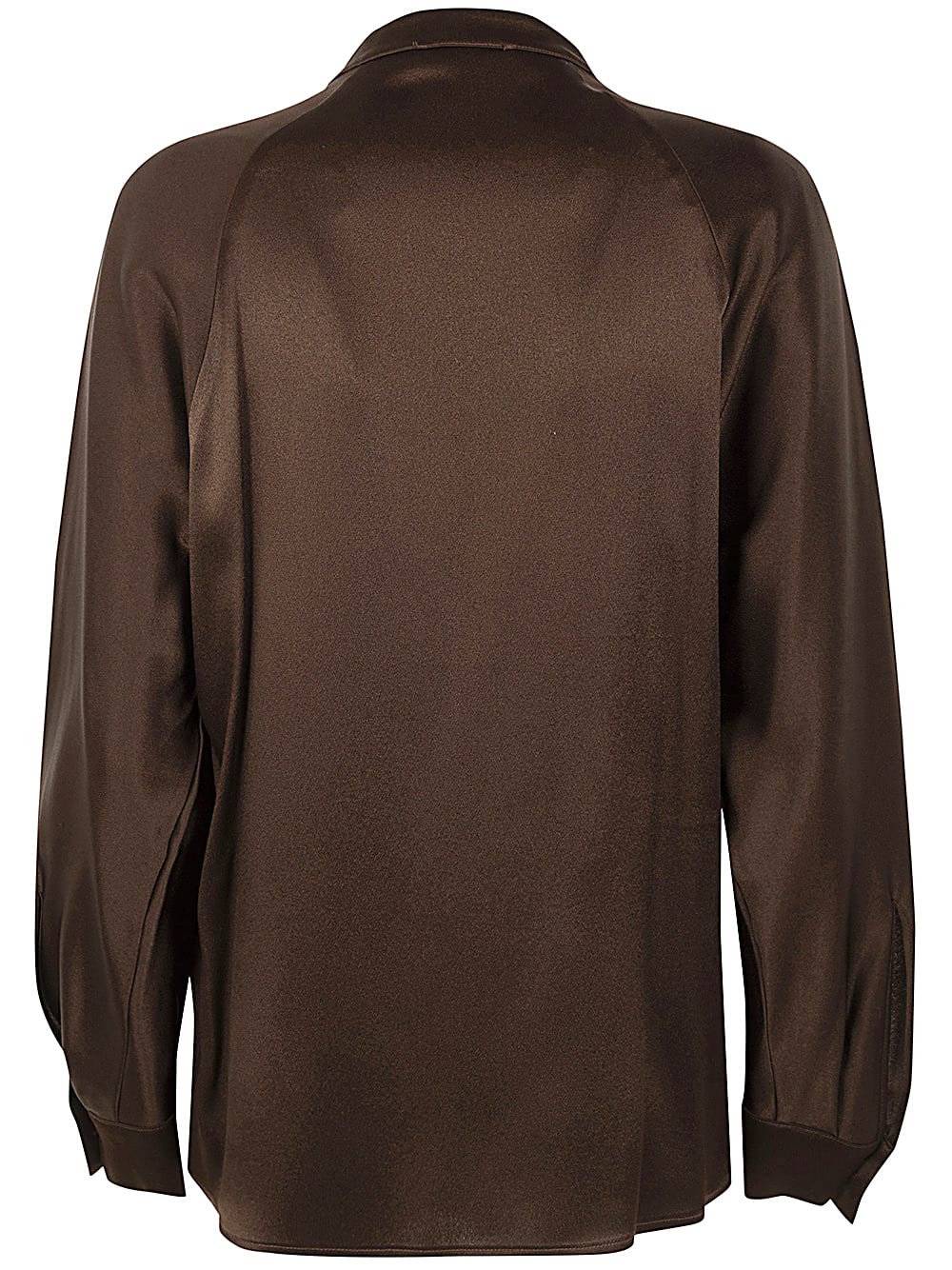 Shop Semicouture Jeanne Shirt In Dark Brown