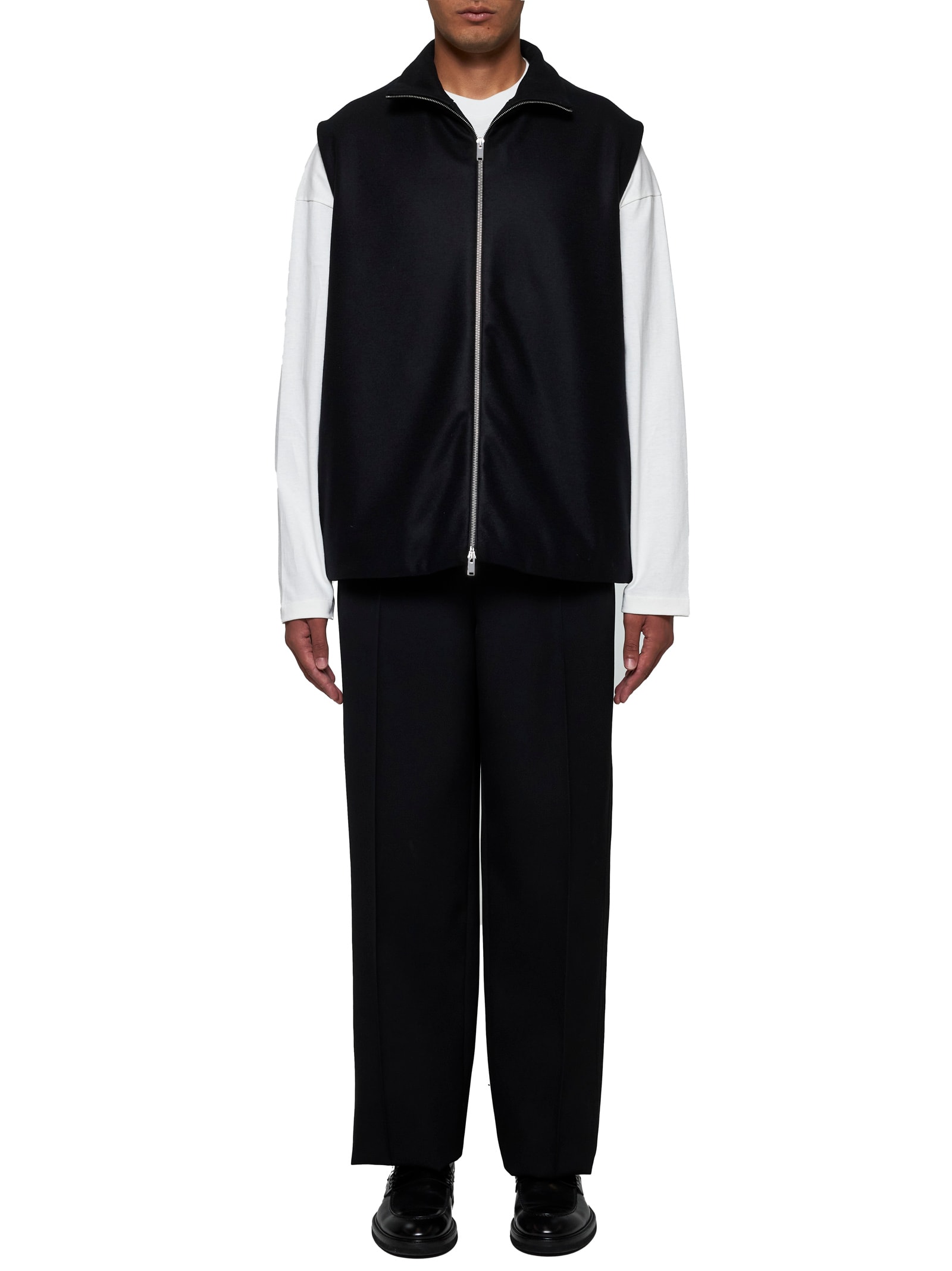 Shop Jil Sander Pants In Black