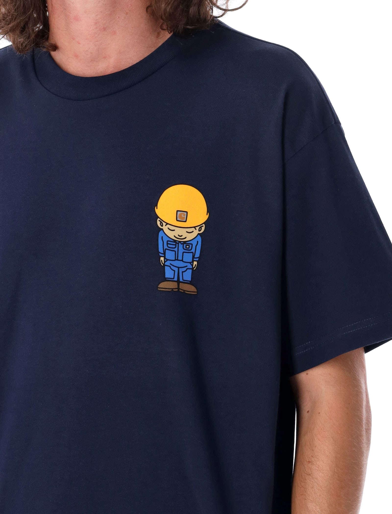 Shop Carhartt Sumimasen T-shirt In Air Force Blue