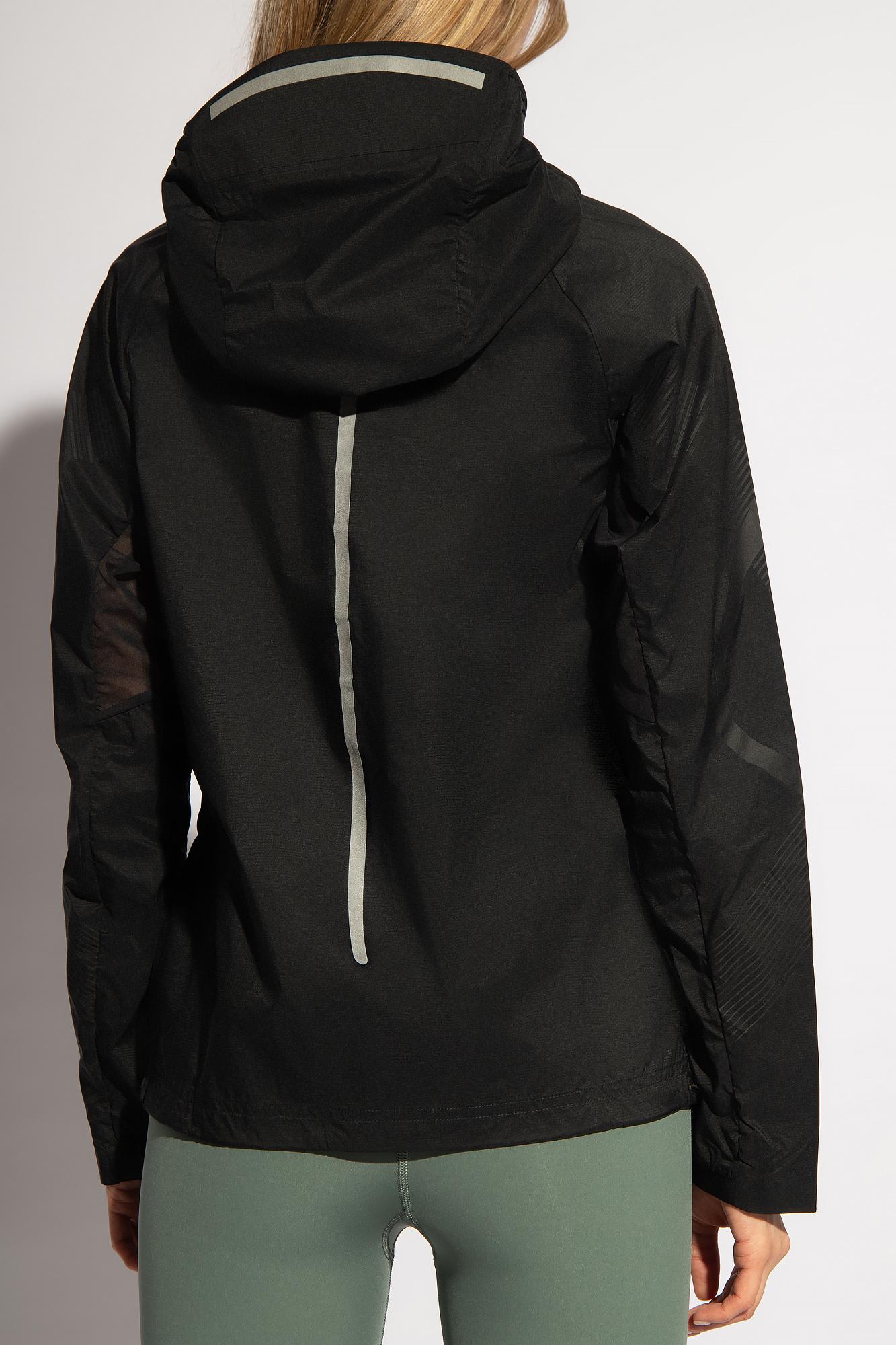 Shop Adidas By Stella Mccartney Jacket With Logo In Black