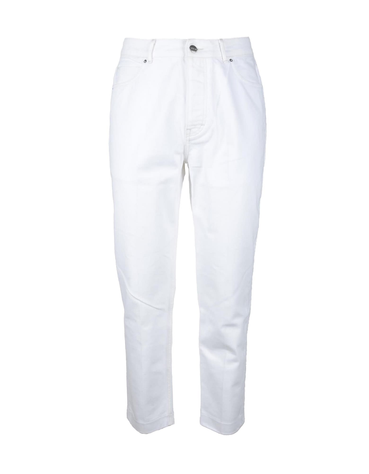 Haikure Mens White Jeans