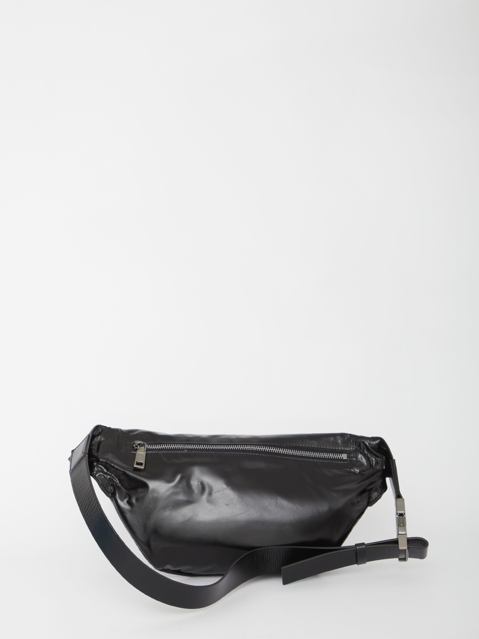 Shop Valentino Vltn Soft Belt Bag In Black