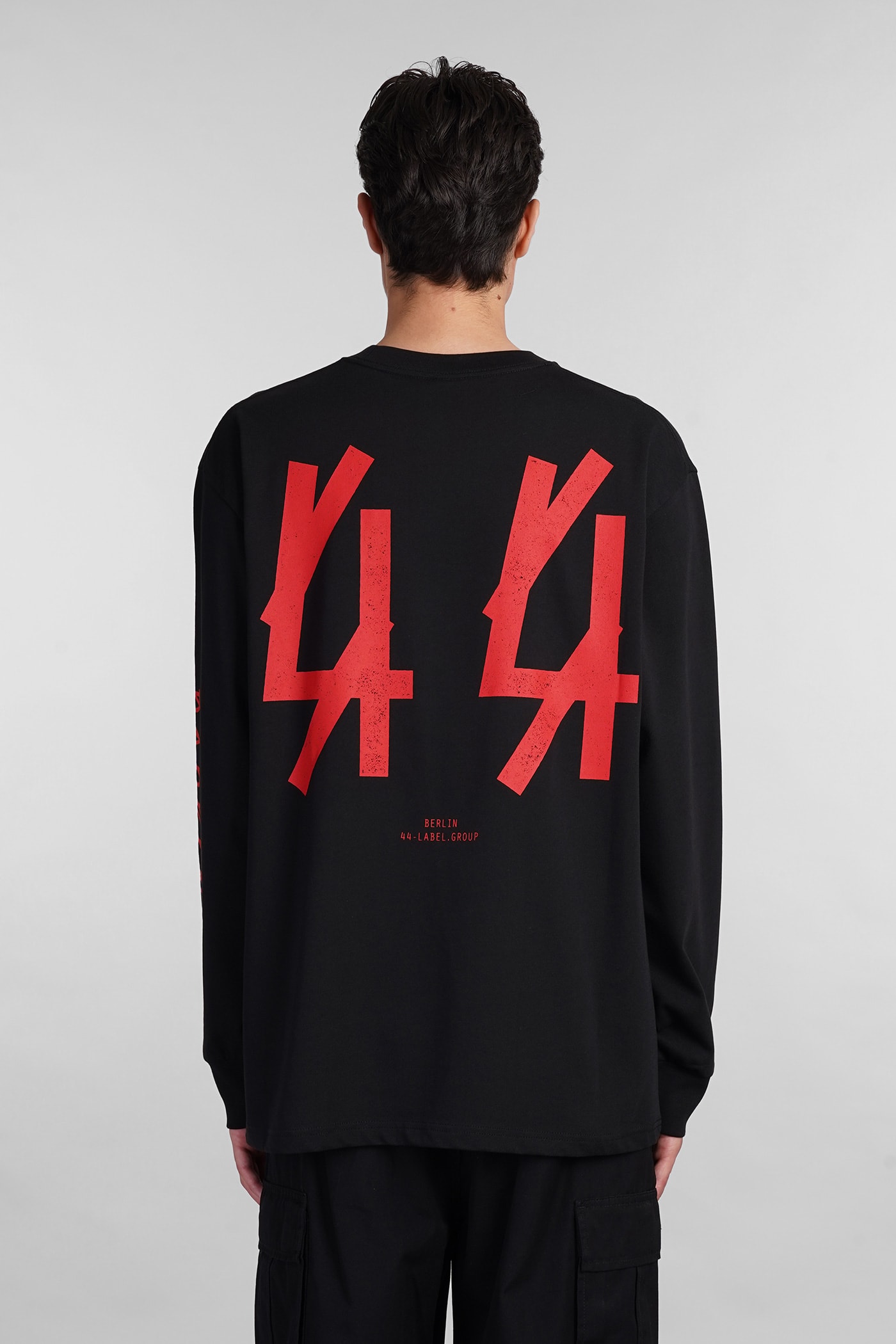 Shop 44 Label Group T-shirt In Black Cotton