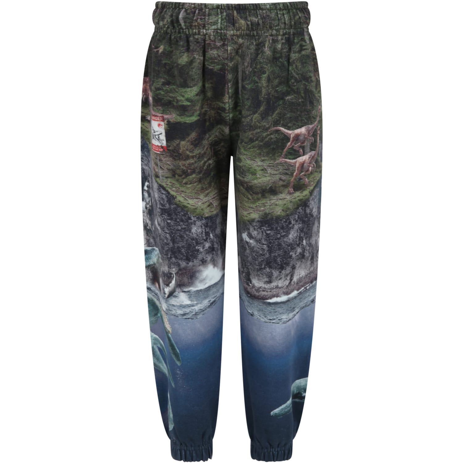 Molo Multicolor Sweatpants For Boy With Colorful Print