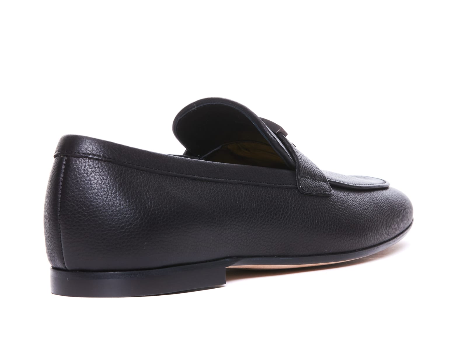 Tod's Men Leather T Timeless Loafers In Black