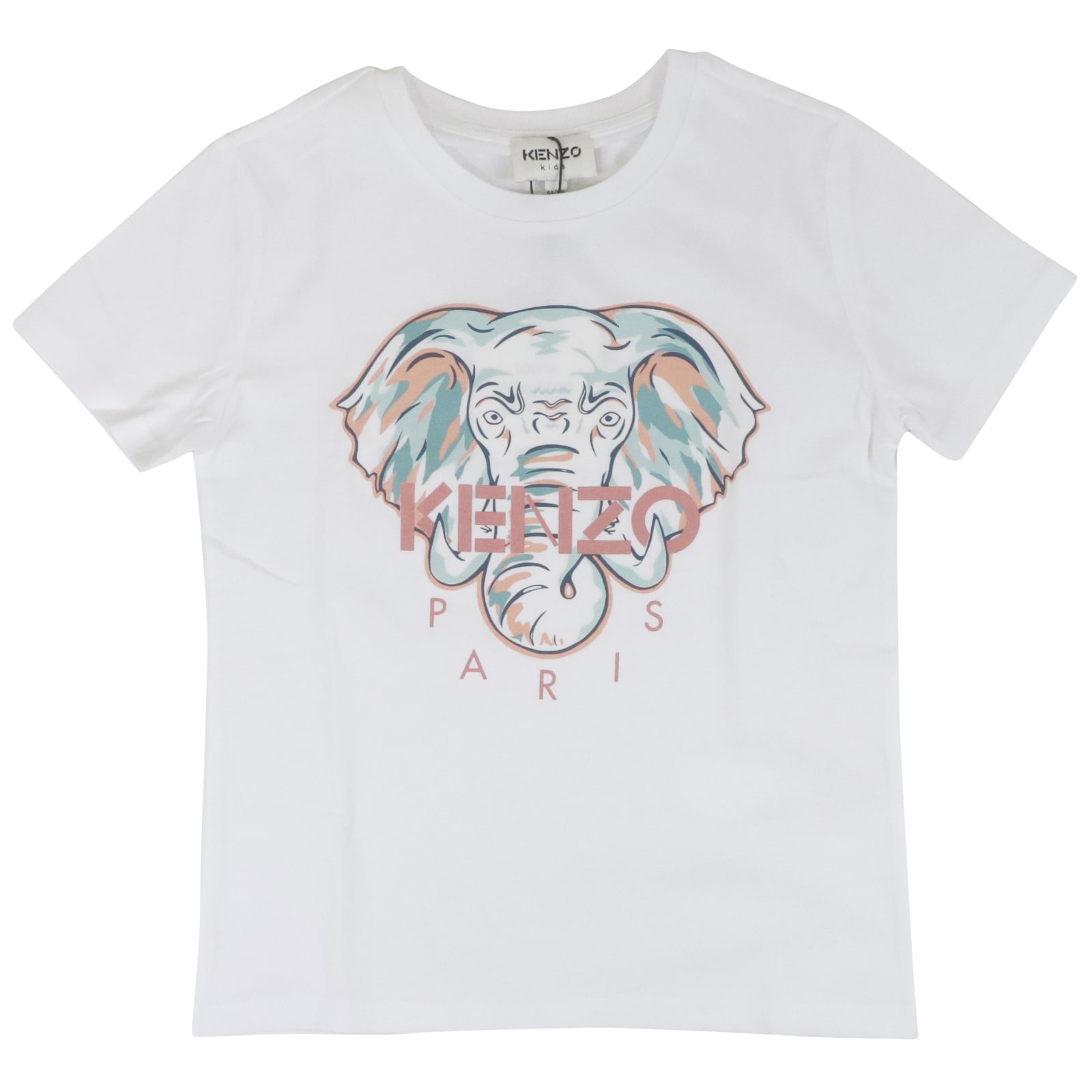 Kenzo Kids' Cotton T-shirt In White