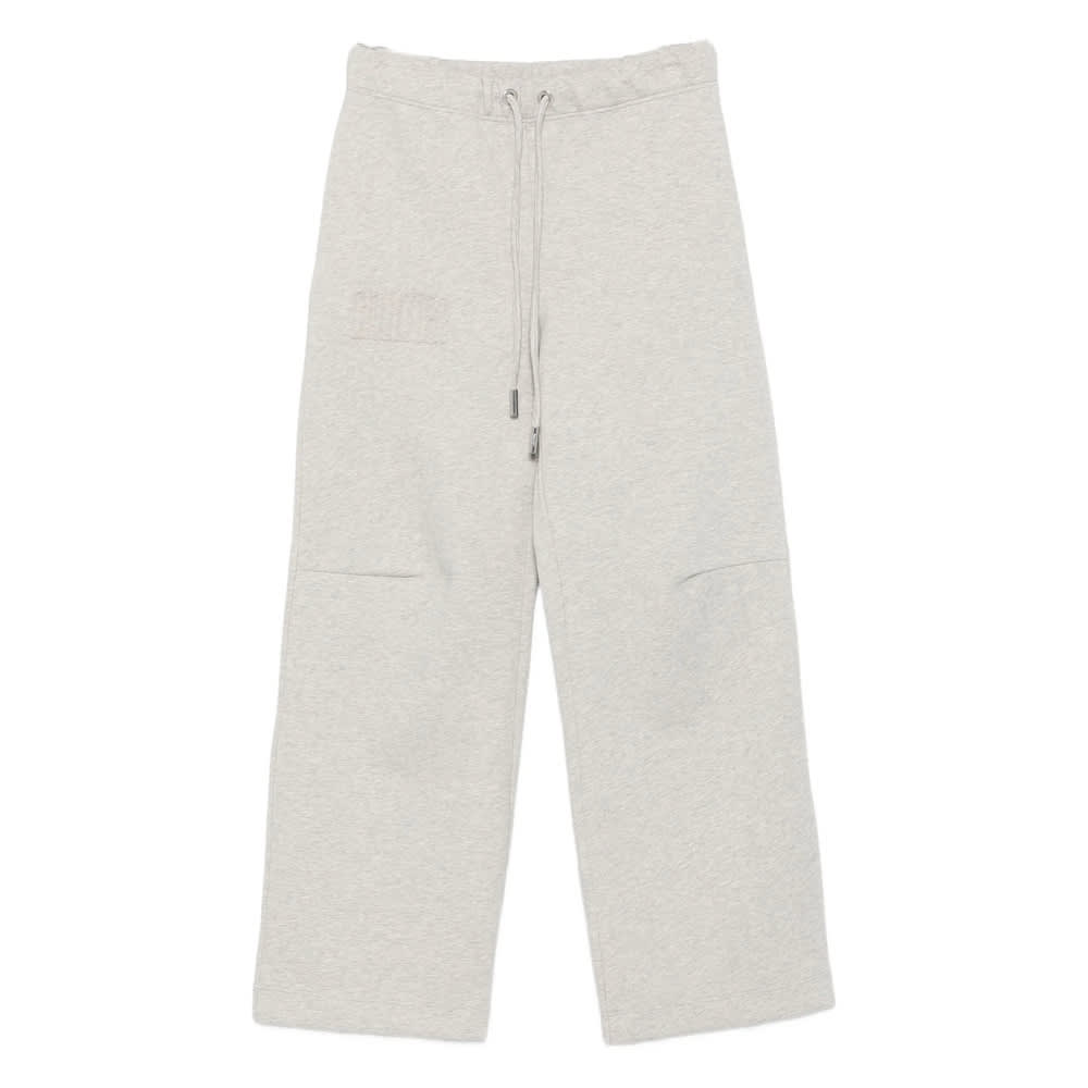 Jean Paul Gaultier Drawstring-cuffed Track Pants In Gray