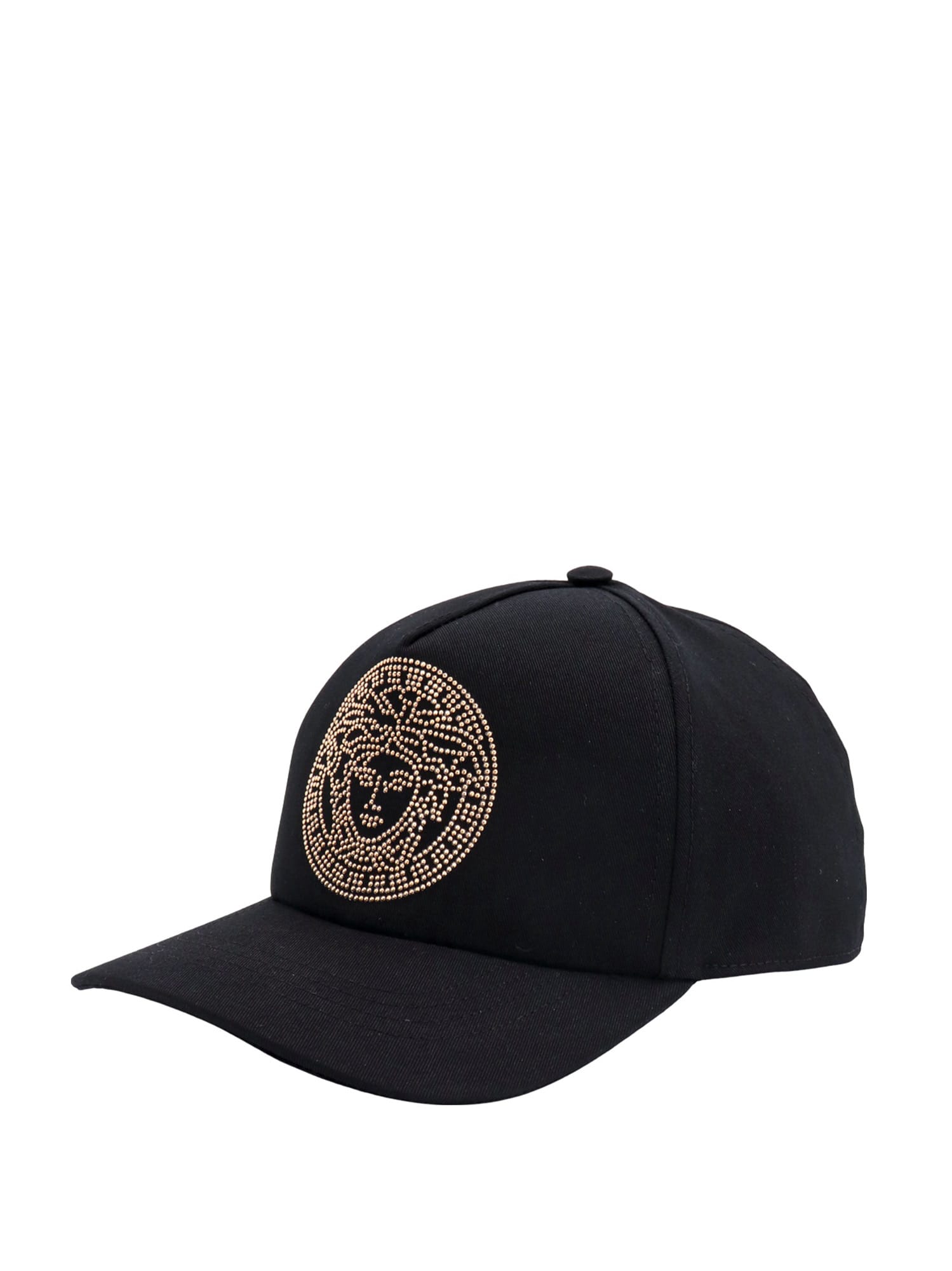 Shop Versace Hat In Black