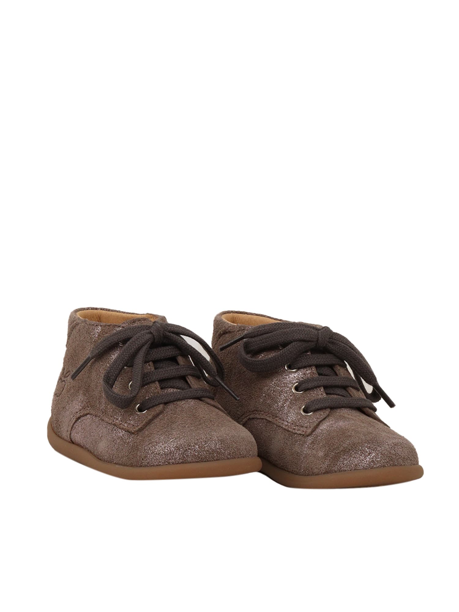 Pom D'api Stand-up Derby Shoes In Grey