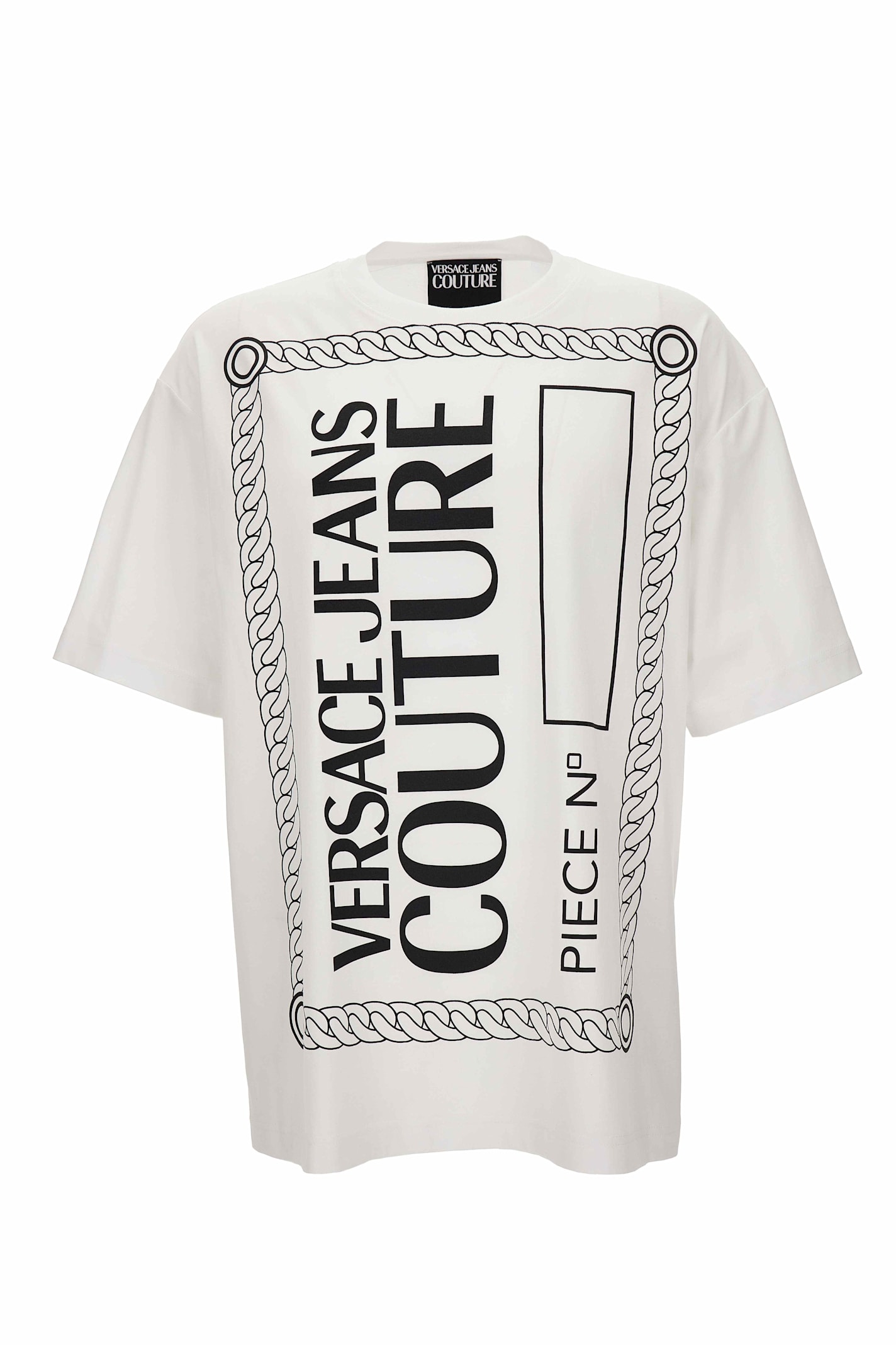 Shop Versace Jeans Couture White Short Sleeves T-shirt