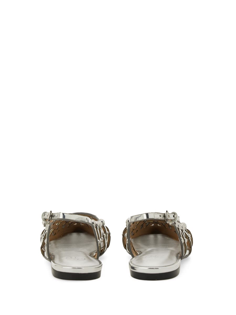 Ash Bazaar Slingback Stud Embellished Sandals