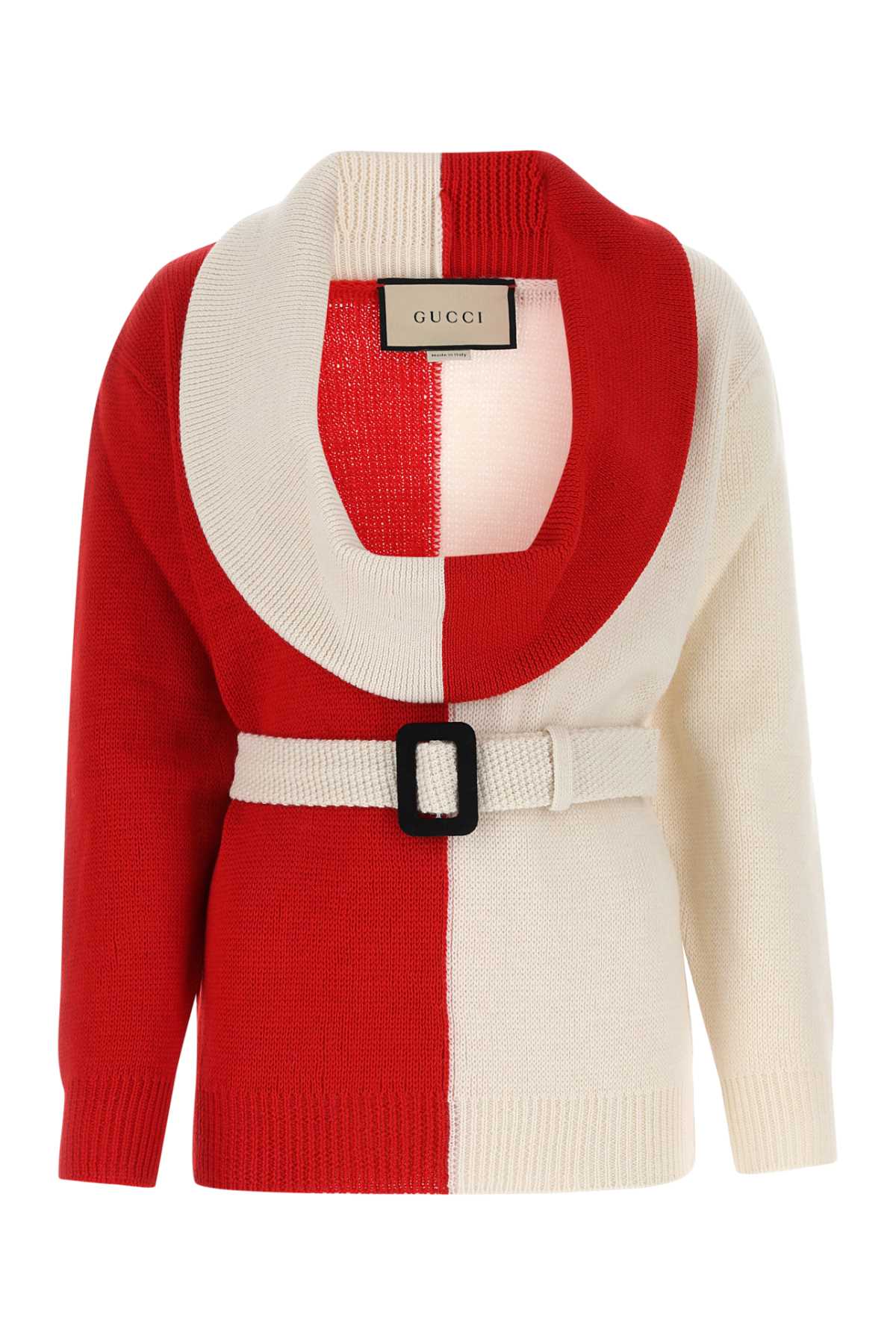 Two-tone Wool Sweater