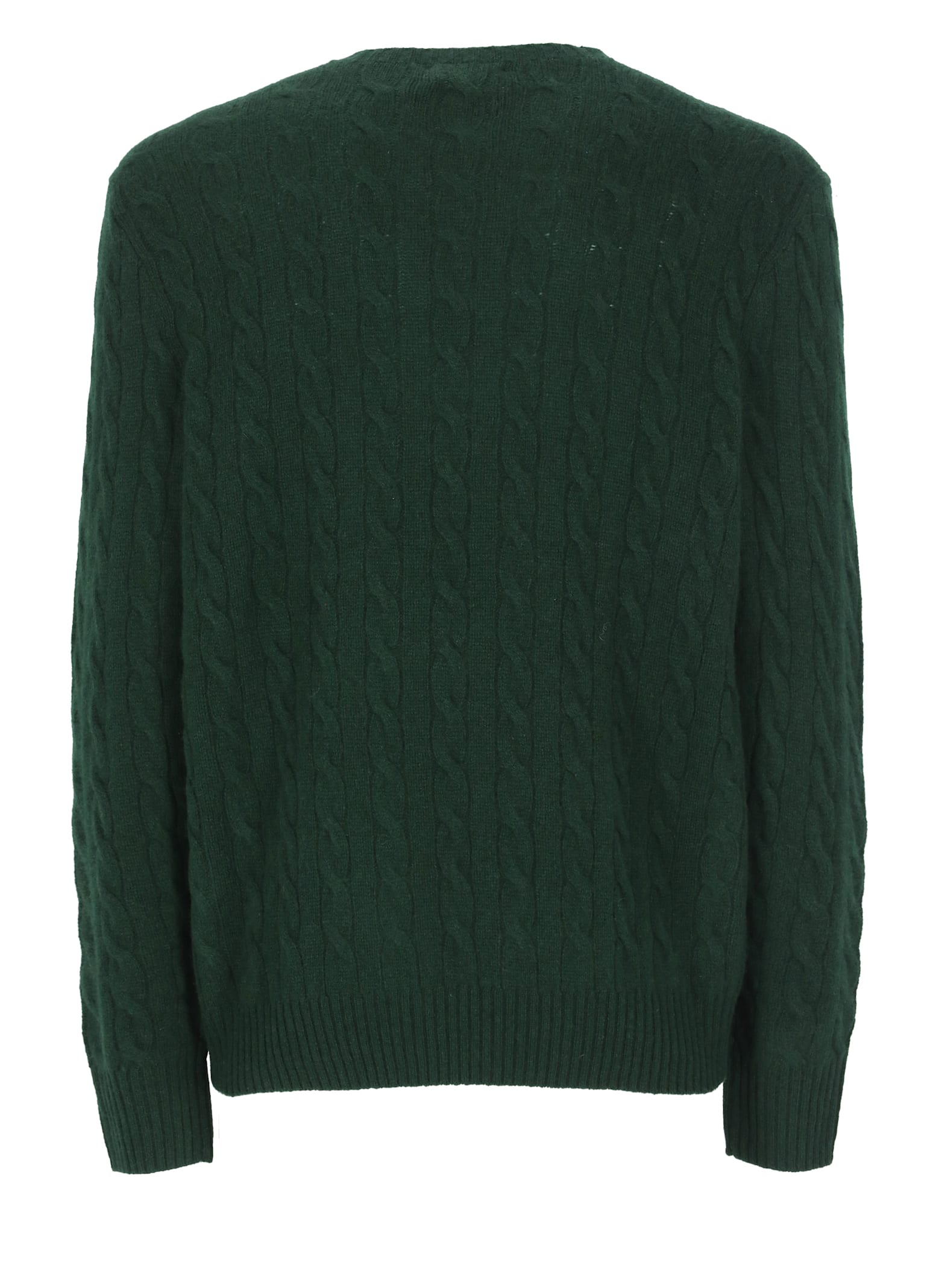 Shop Ralph Lauren Pony Sweater In Green