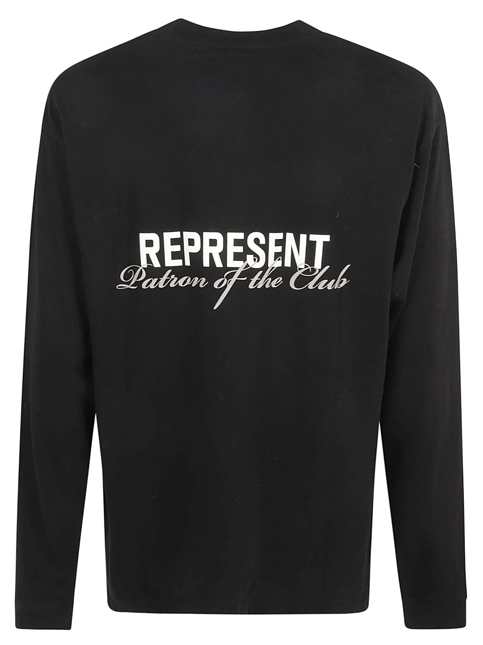 Shop Represent Patron Of The Club Logo Sweatshirt In Black