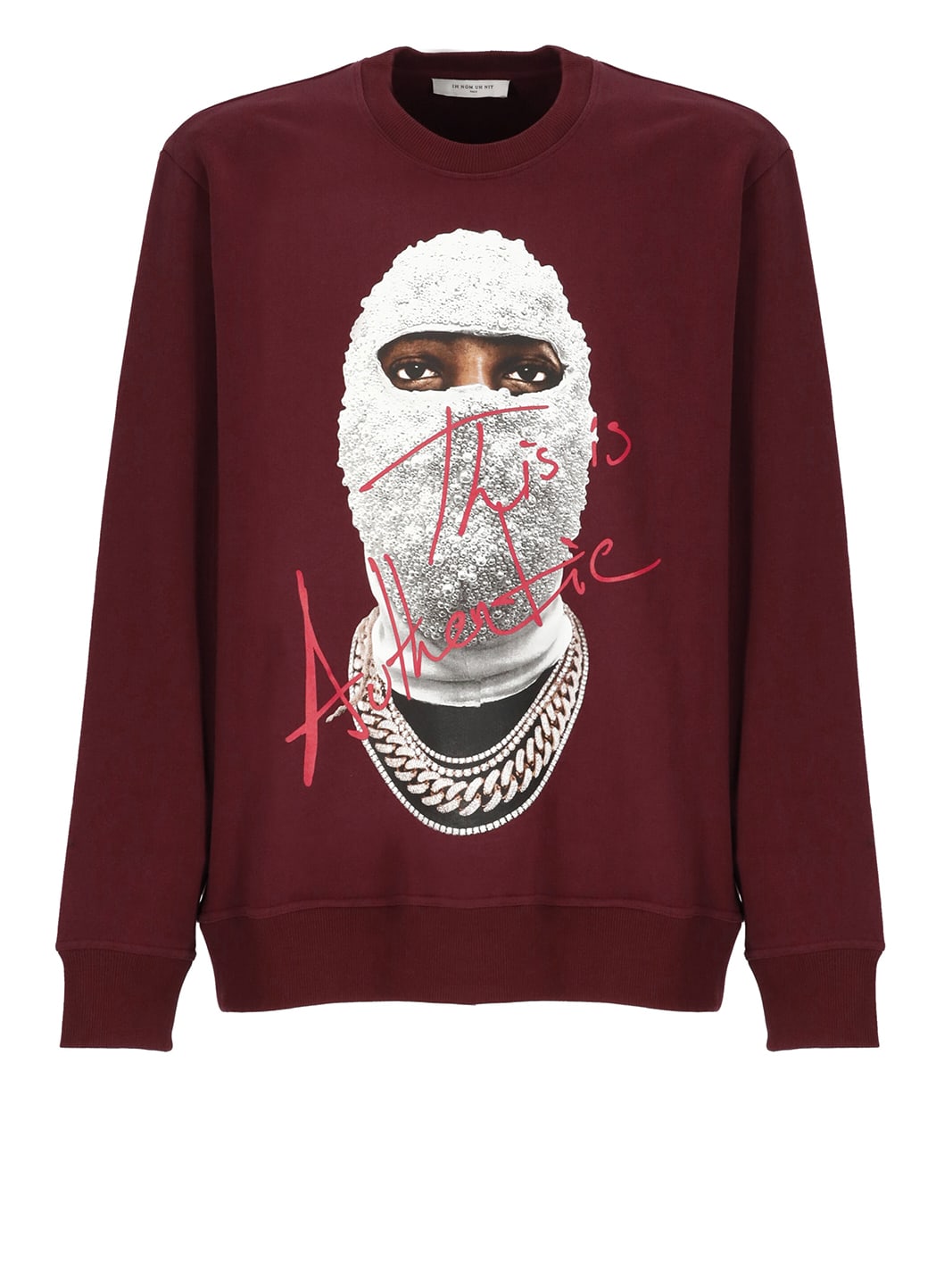 Shop Ih Nom Uh Nit Mask Authentic Sweatshirt In Bordeaux