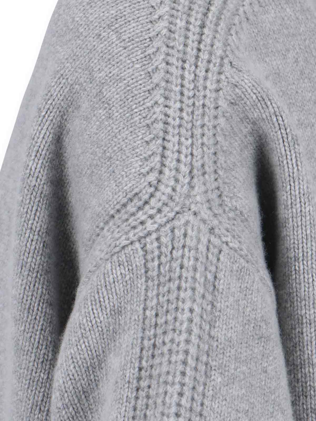 Shop Sa Su Phi V-neck Sweater In Gray