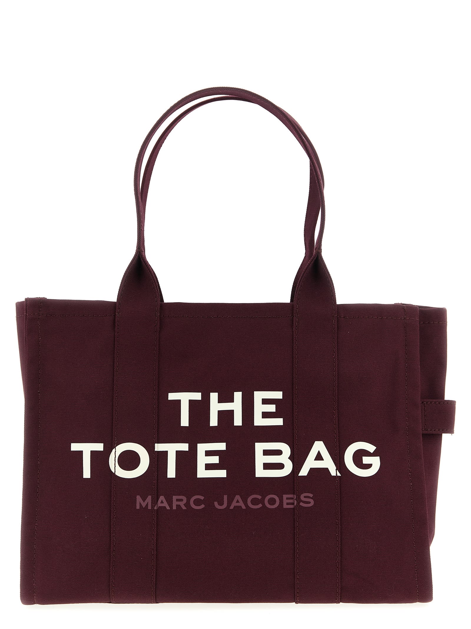 Marc Jacobs The Canvas Large Tote Shopping Bag In Burgundy