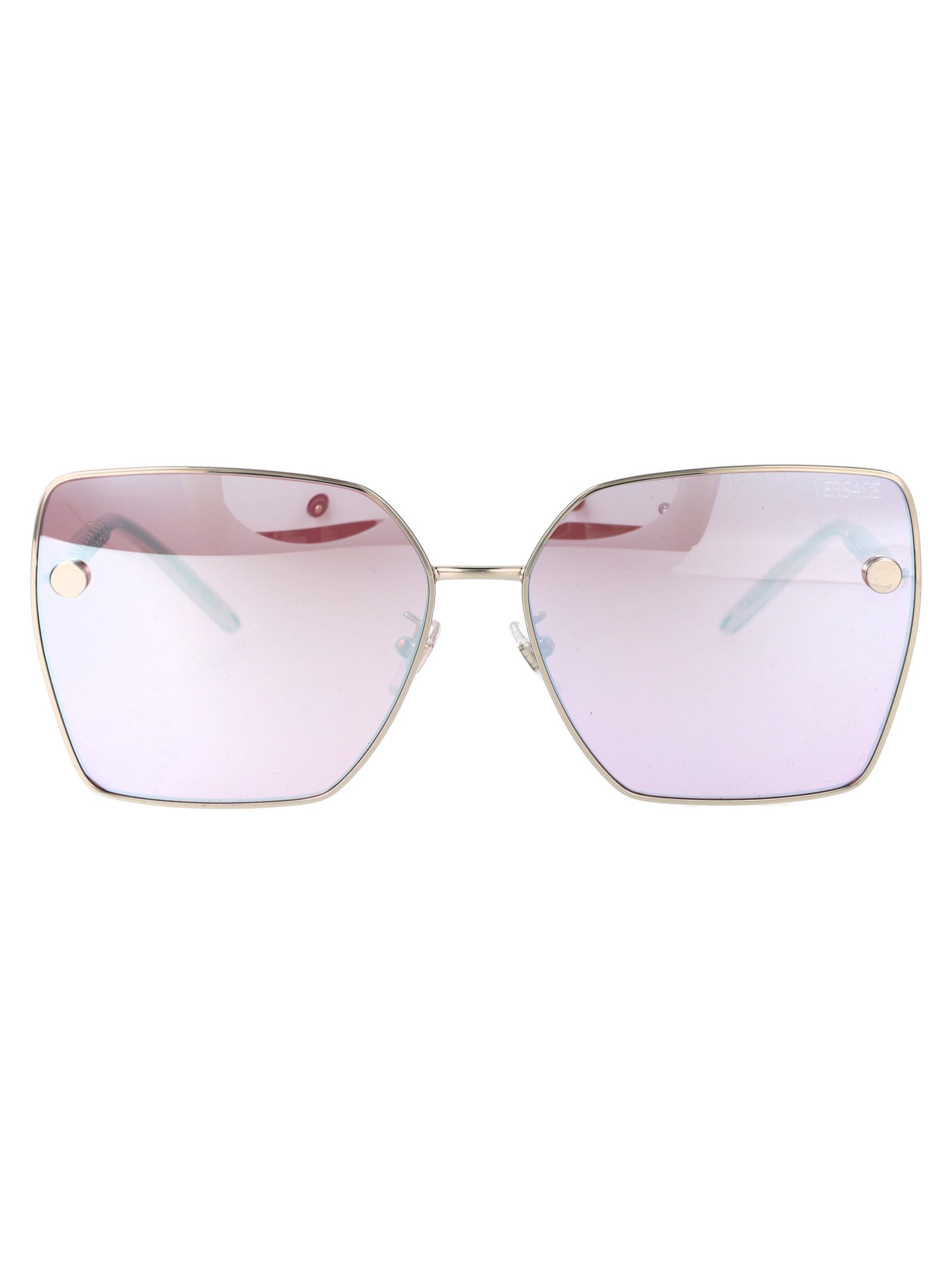 Shop Versace 0ve2270d Sunglasses In 10007v Silver