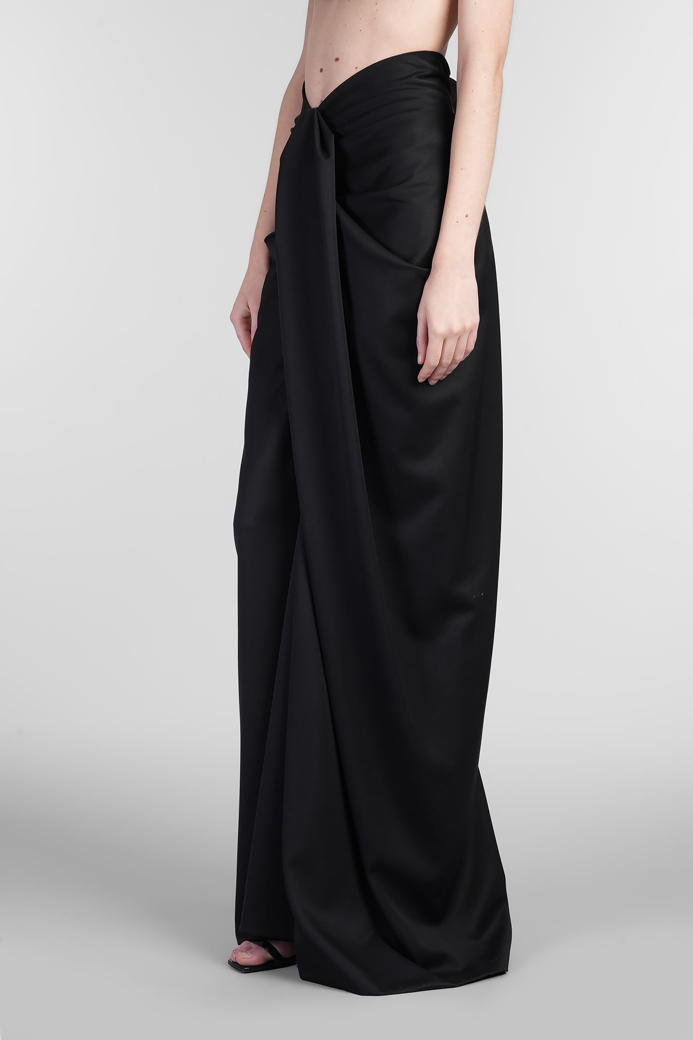 Giuseppe Di Morabito Pants In Black Wool In Black