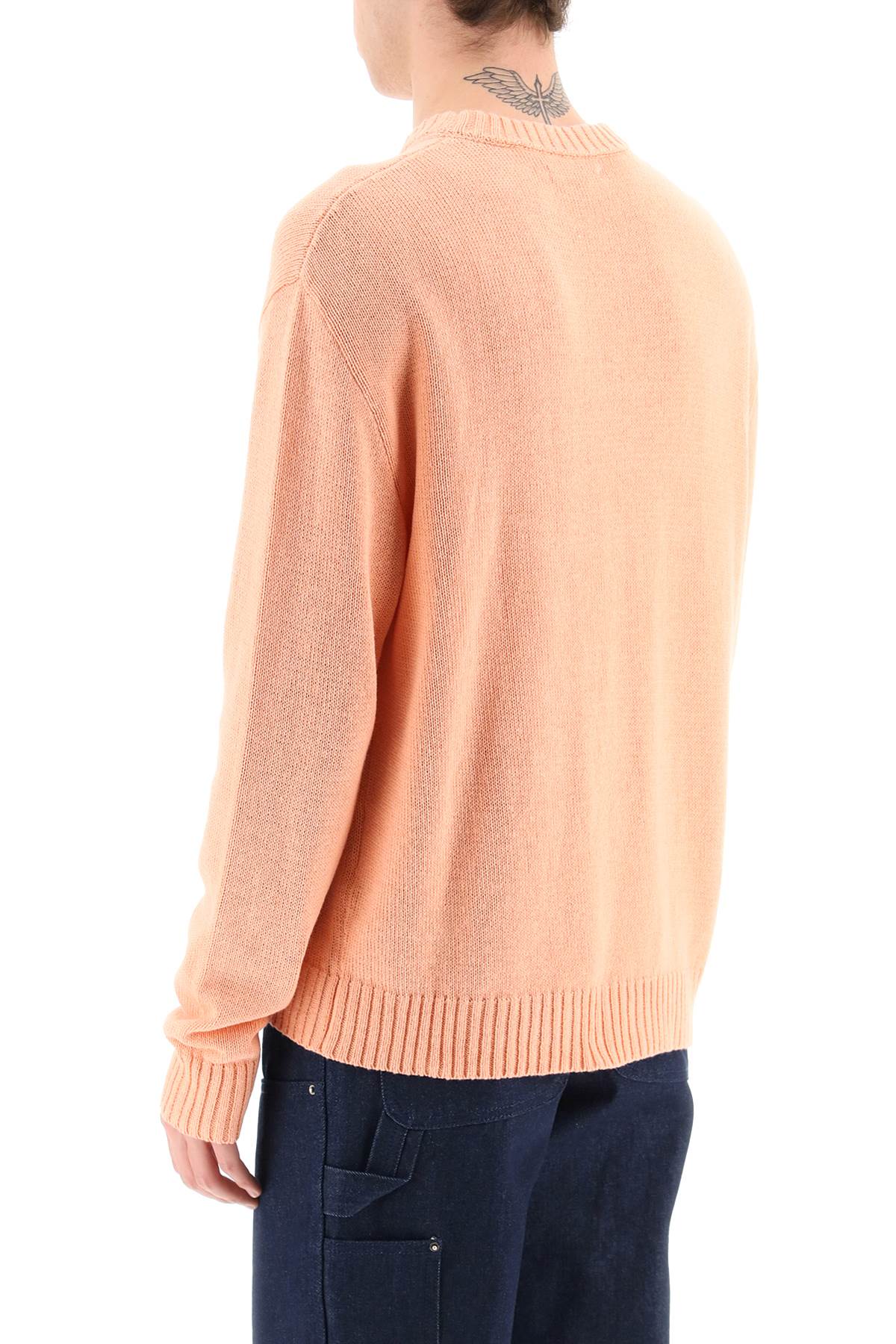 Shop Sky High Farm Happy Tomatoes Cotton Sweater In Light Pink (pink)