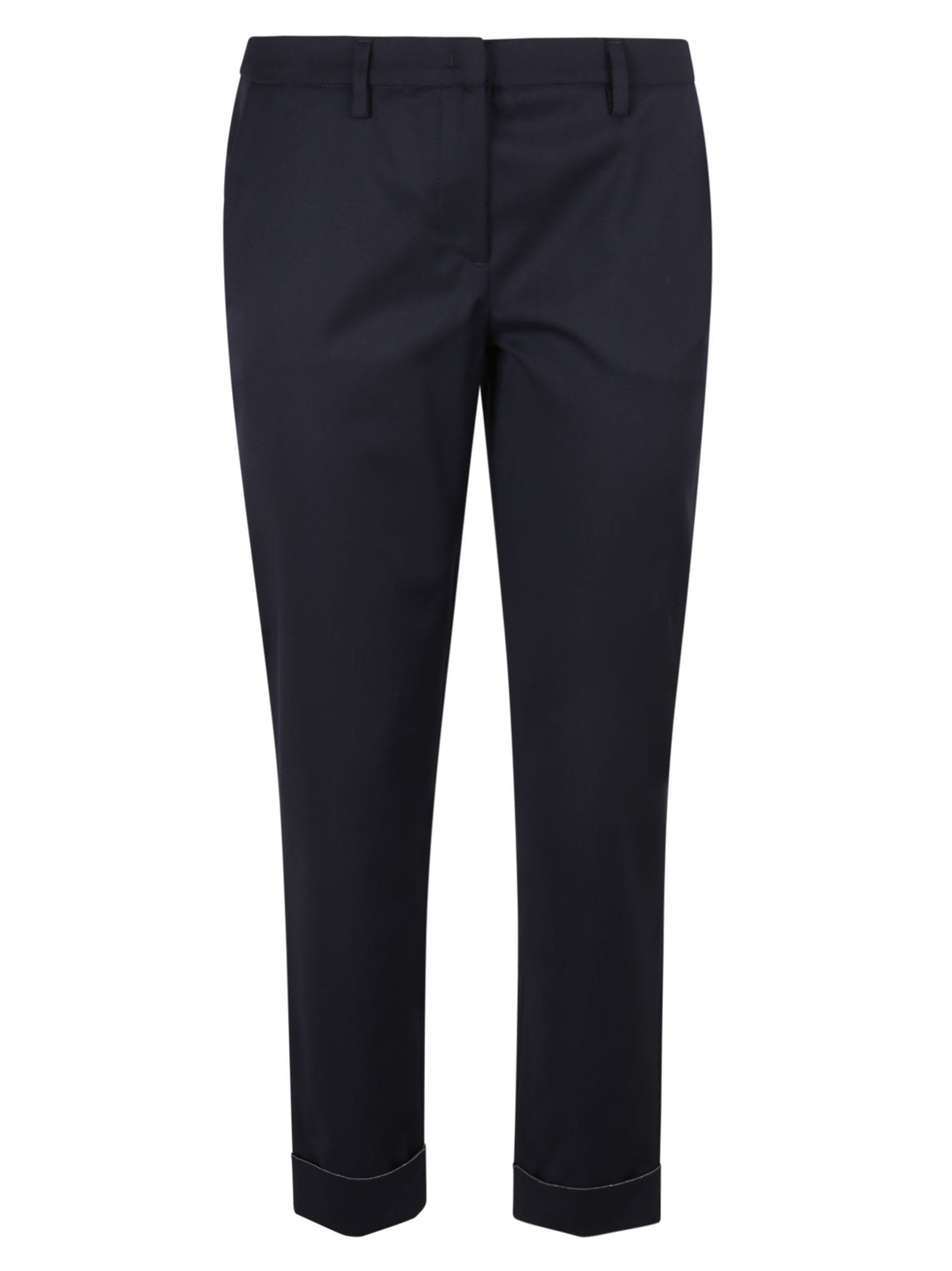 Fabiana Filippi Concealed Trousers In Black