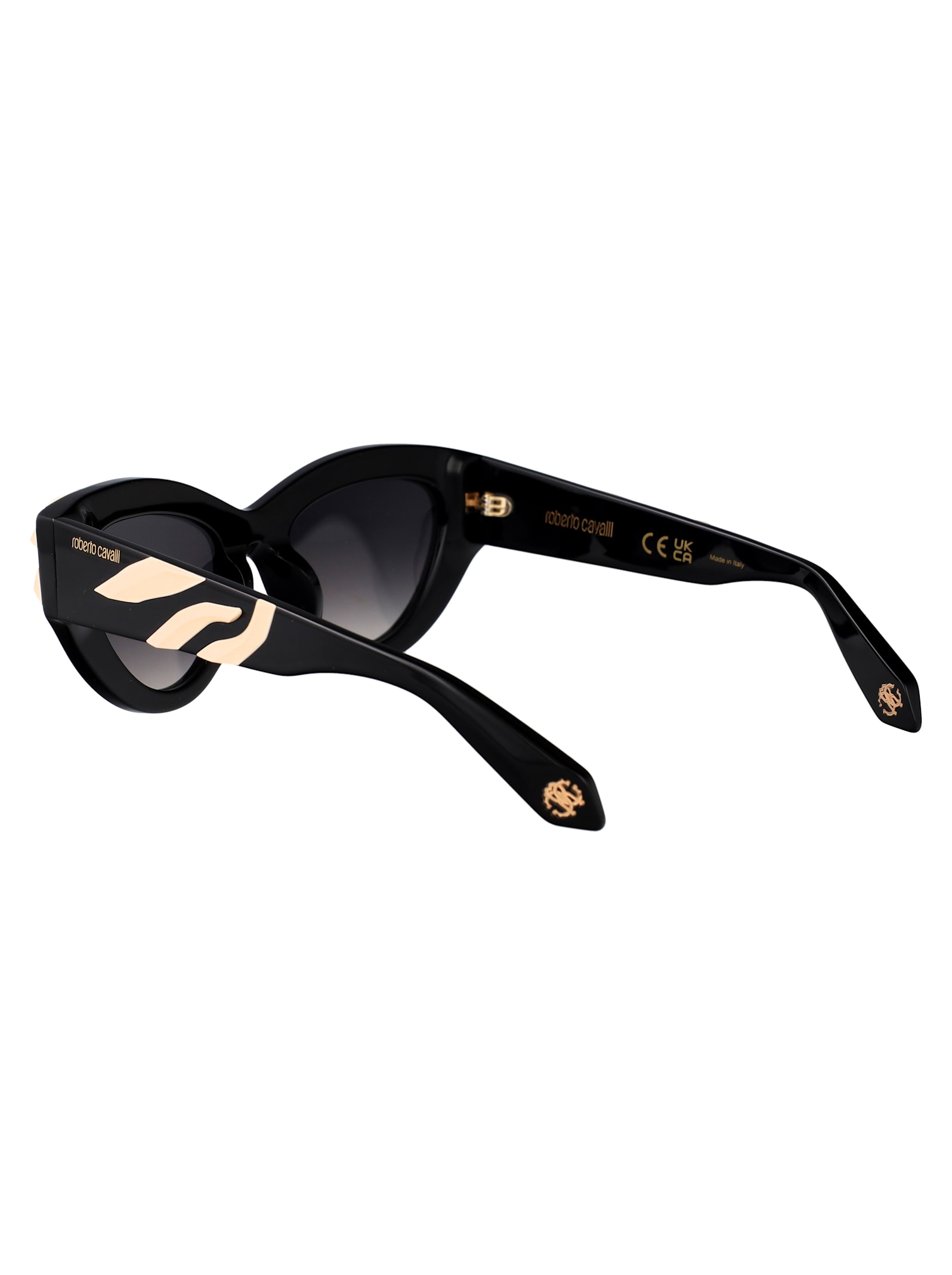 Roberto Cavalli Src009v Sunglasses In Black