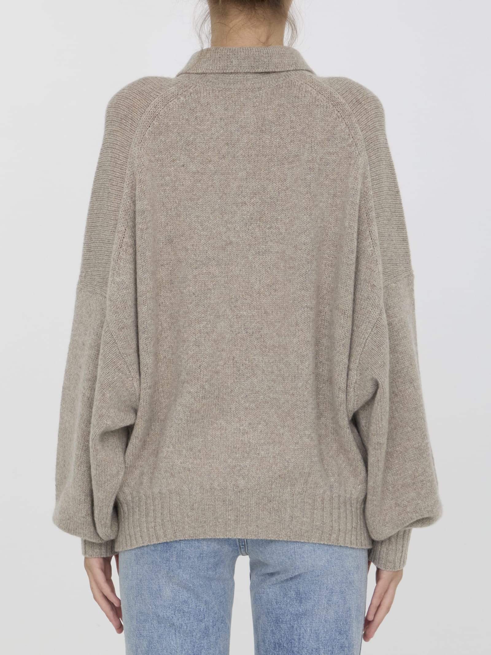 Shop Khaite Rene Sweater In Beige