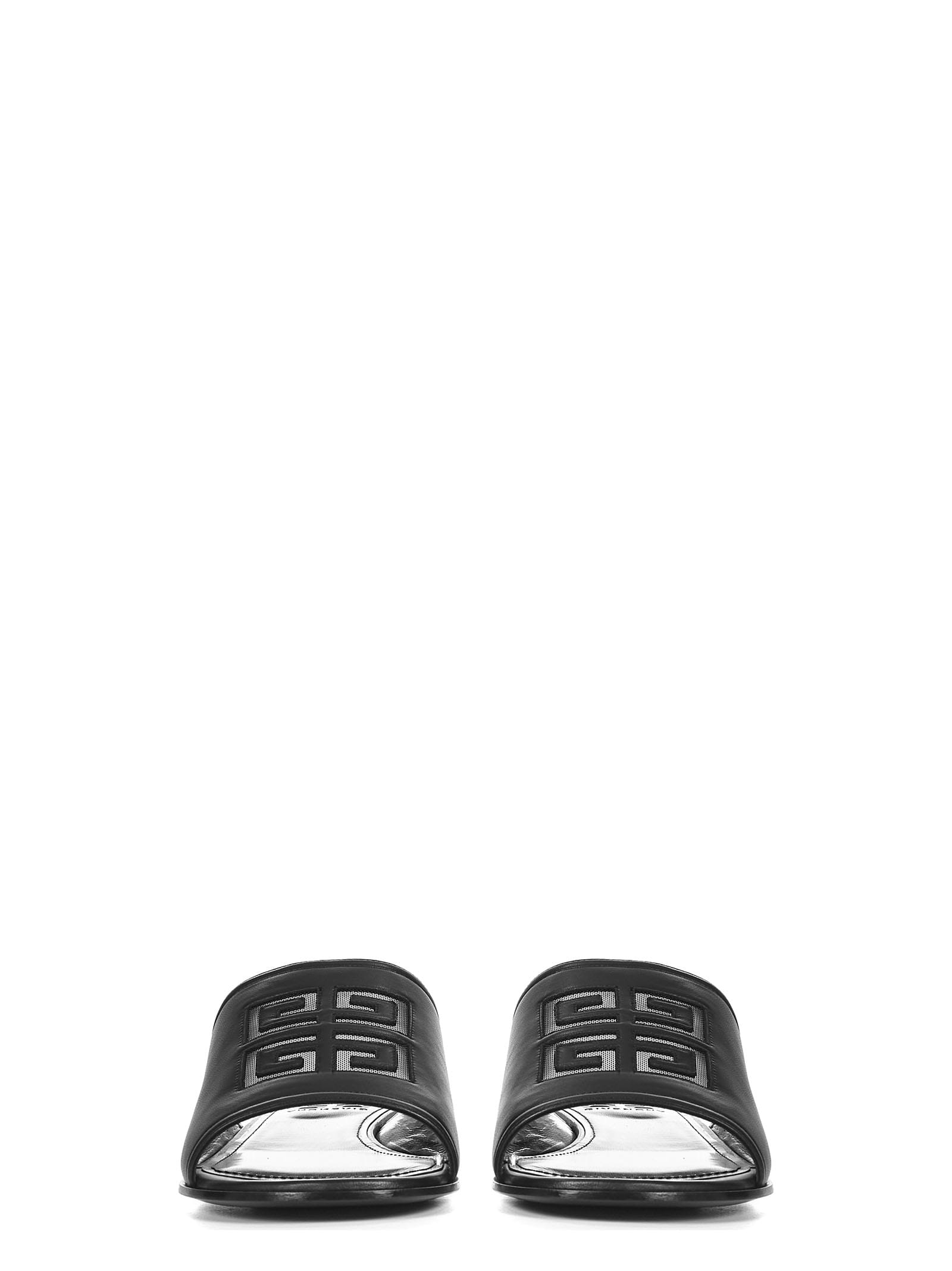 Shop Givenchy 4g Sandals In Black