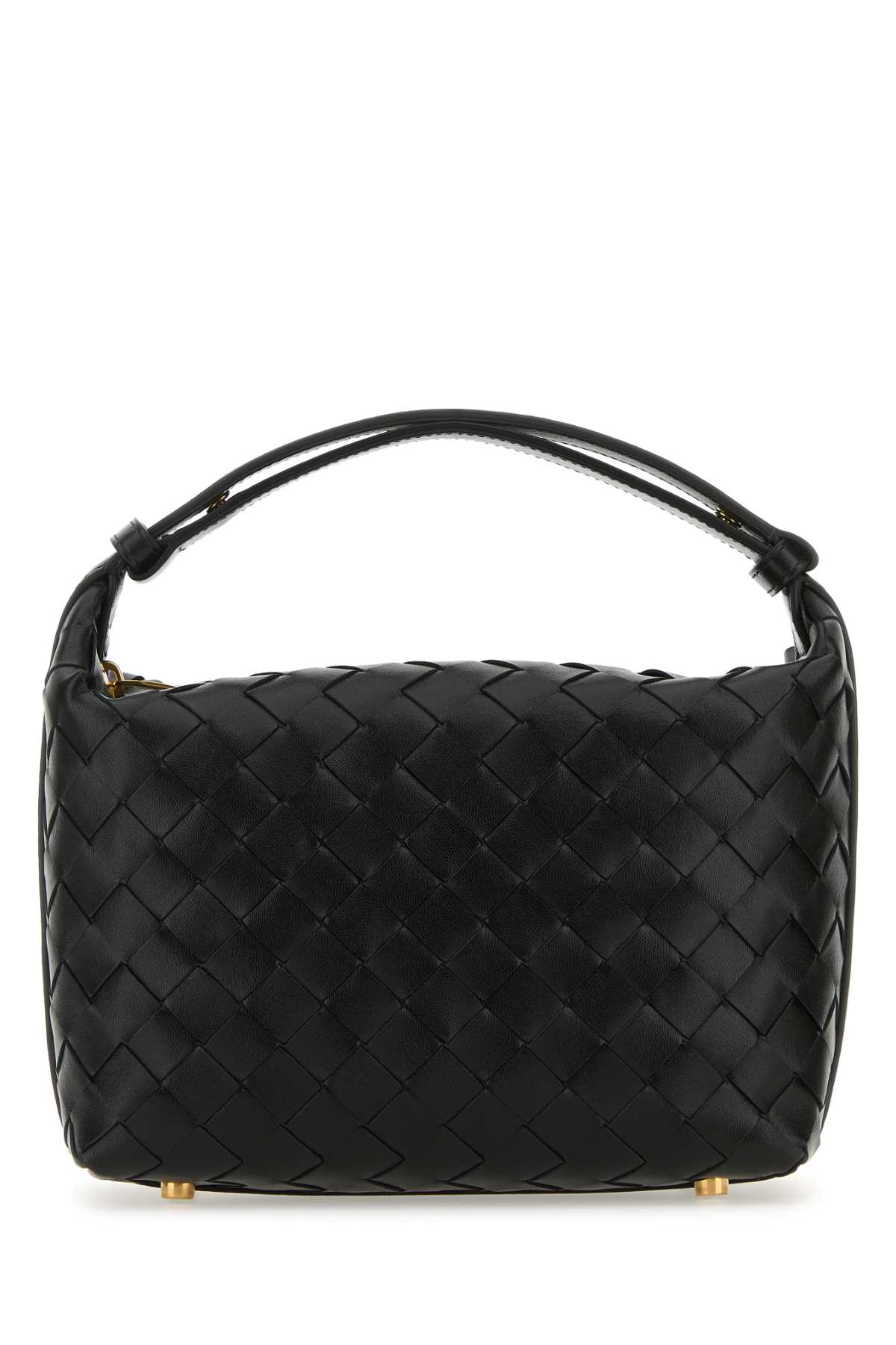 Black Nappa Leather Mini Wallace Handbag