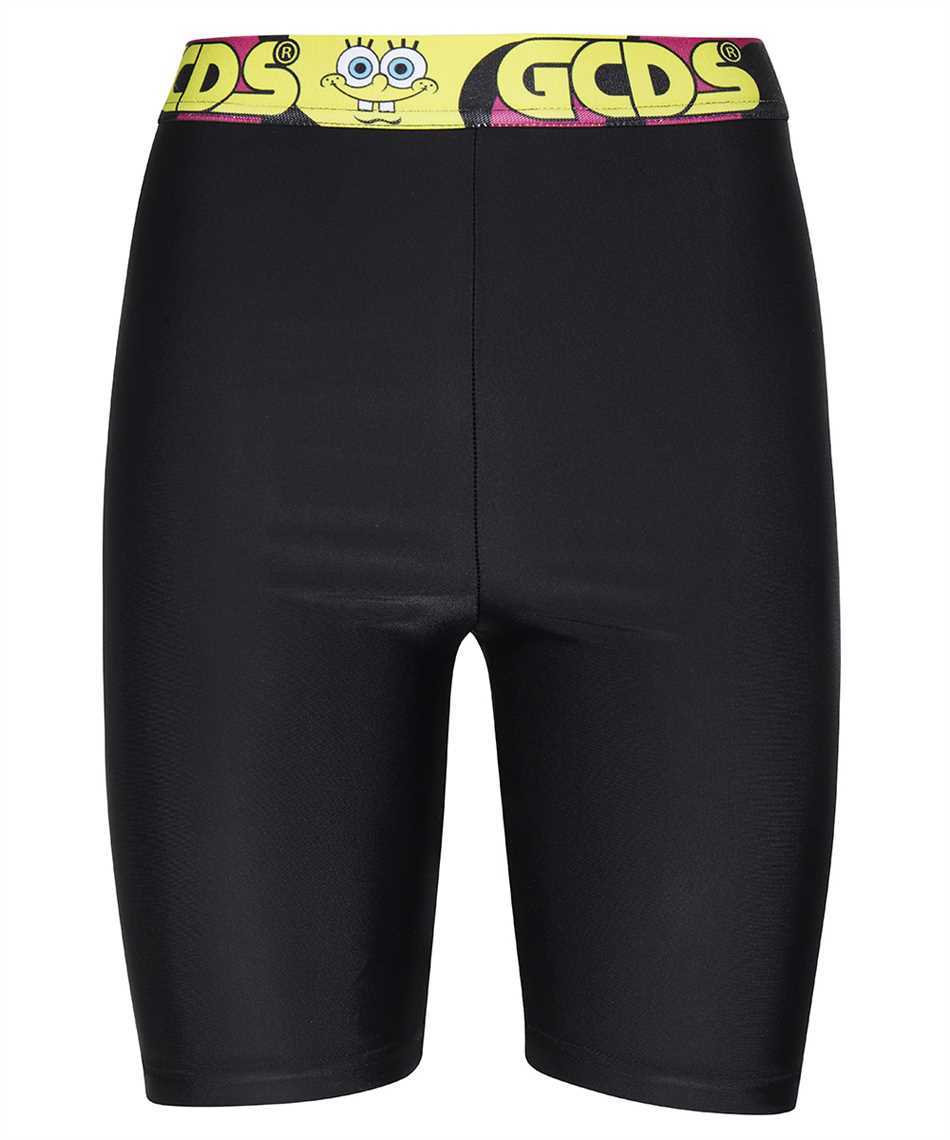 Gcds Knee-high Legging Shorts In Black